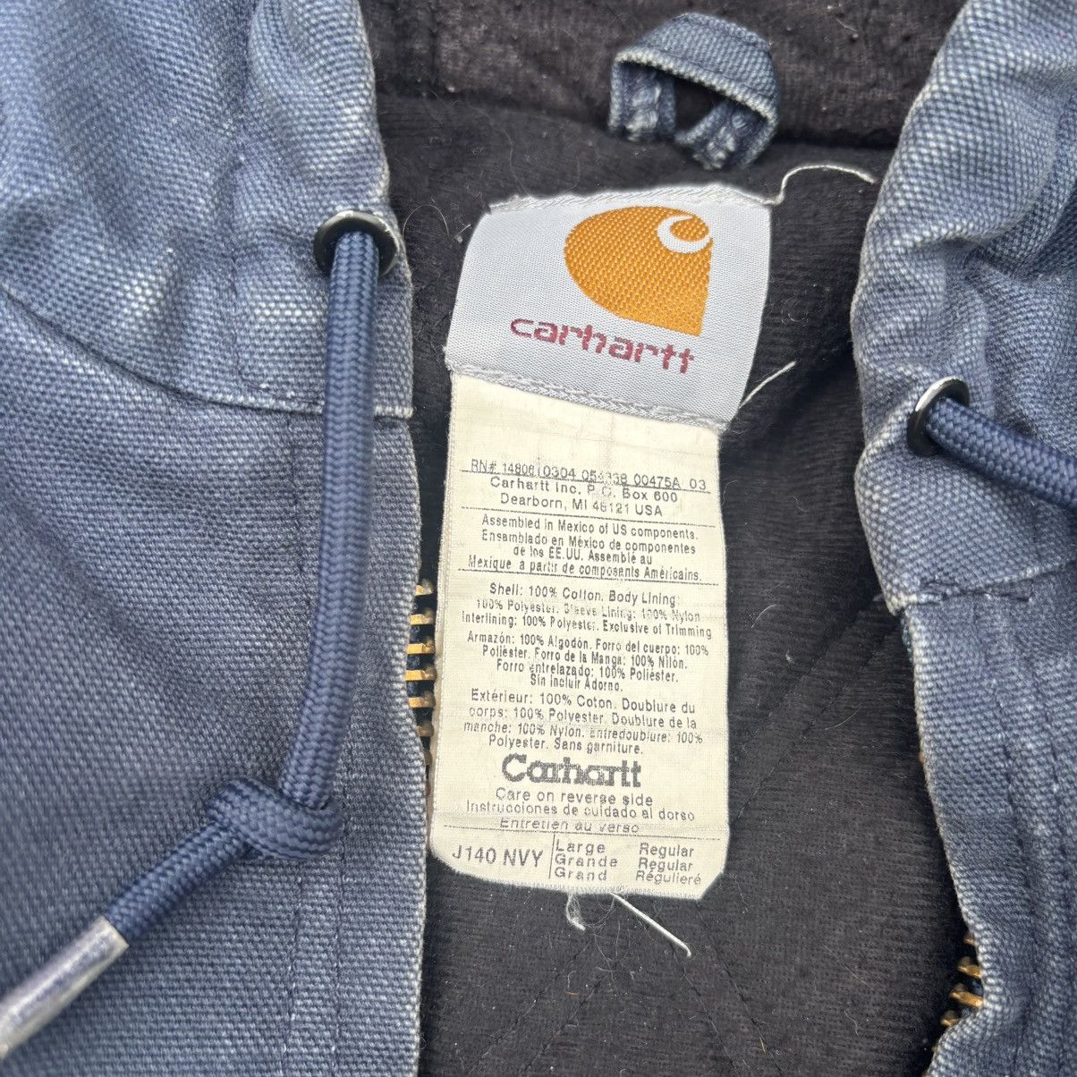 Carhartt Vintage Carhartt Active Jacket J140 NVY Size US L / EU 52-54 / 3 - 7 Thumbnail
