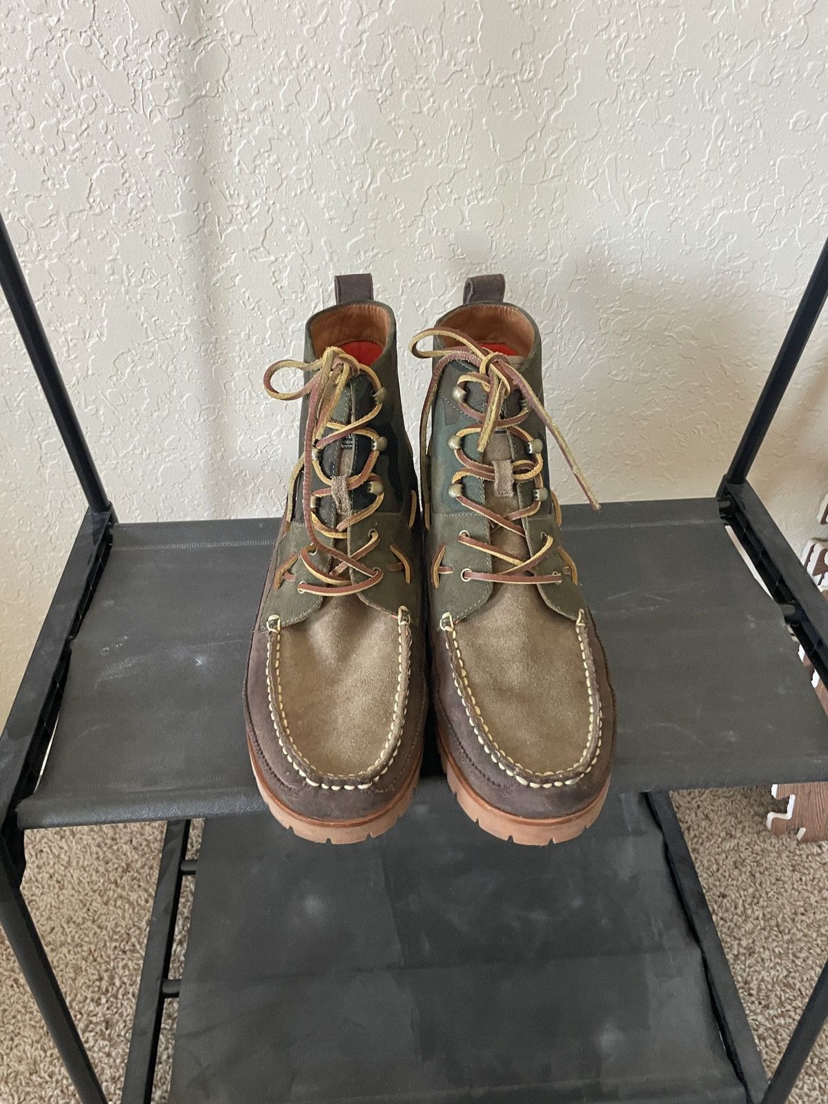 Polo Ralph Lauren Polo Country Ranger Mid Camo suede boots Size US 13 / EU 46 - 2 Thumbnail