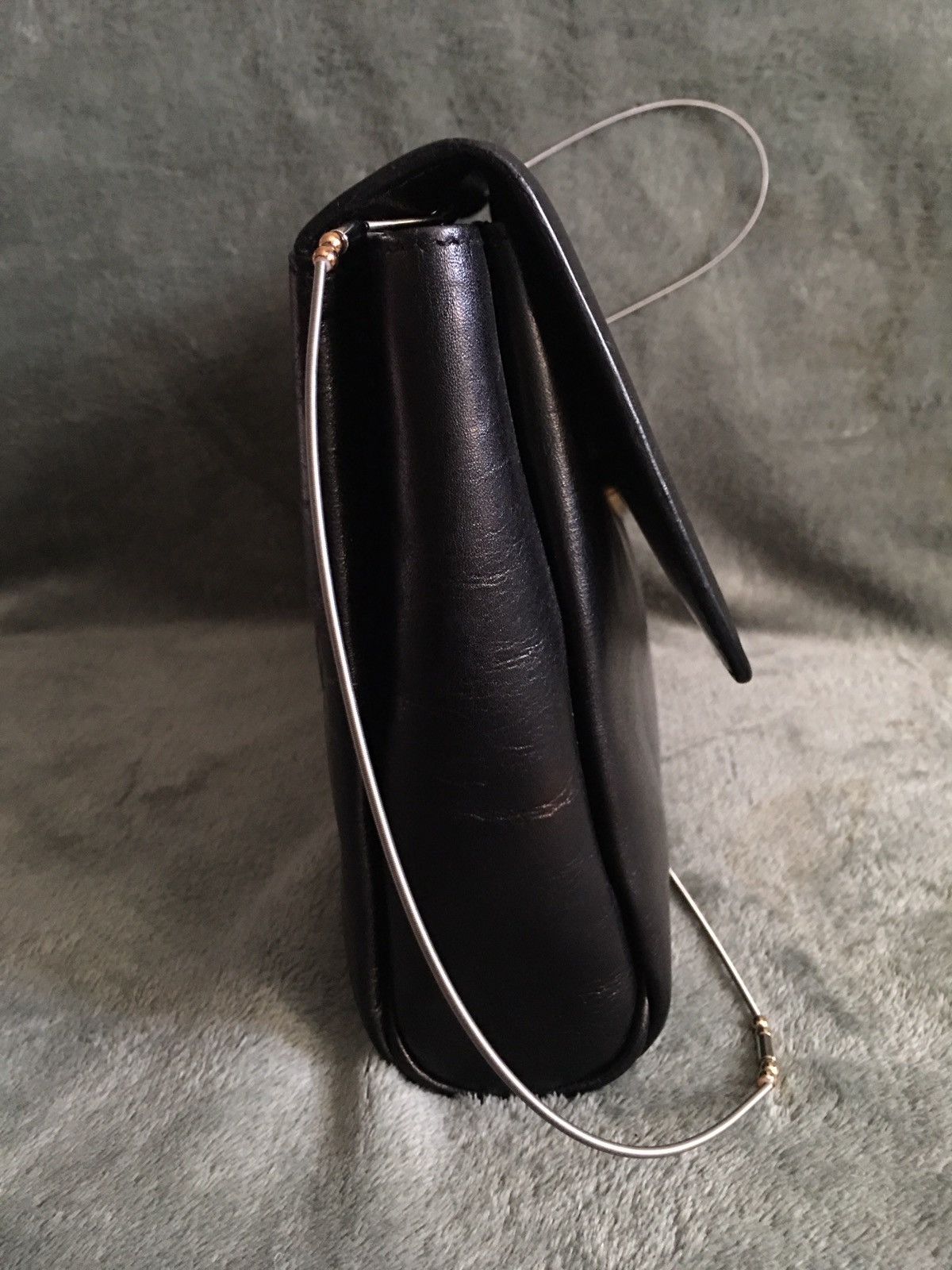 Bally BALLY Black Leather Vintage Shoulder Clutch Bag Size ONE SIZE - 6 Thumbnail