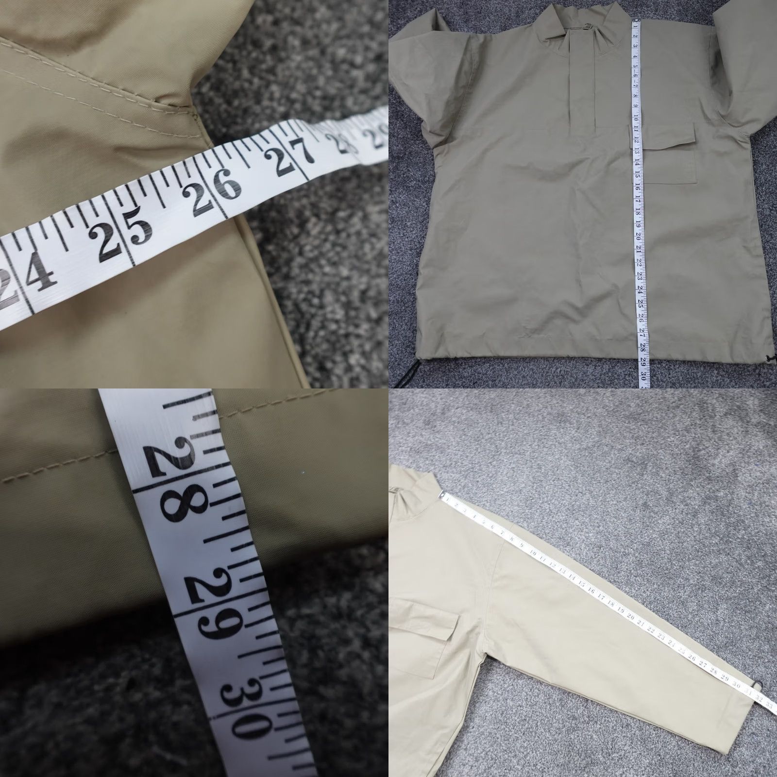 Vintage James Derby Jacket XL Men's Beige 1/4 Zip 100% PVC Size US XL / EU 56 / 4 - 9 Thumbnail