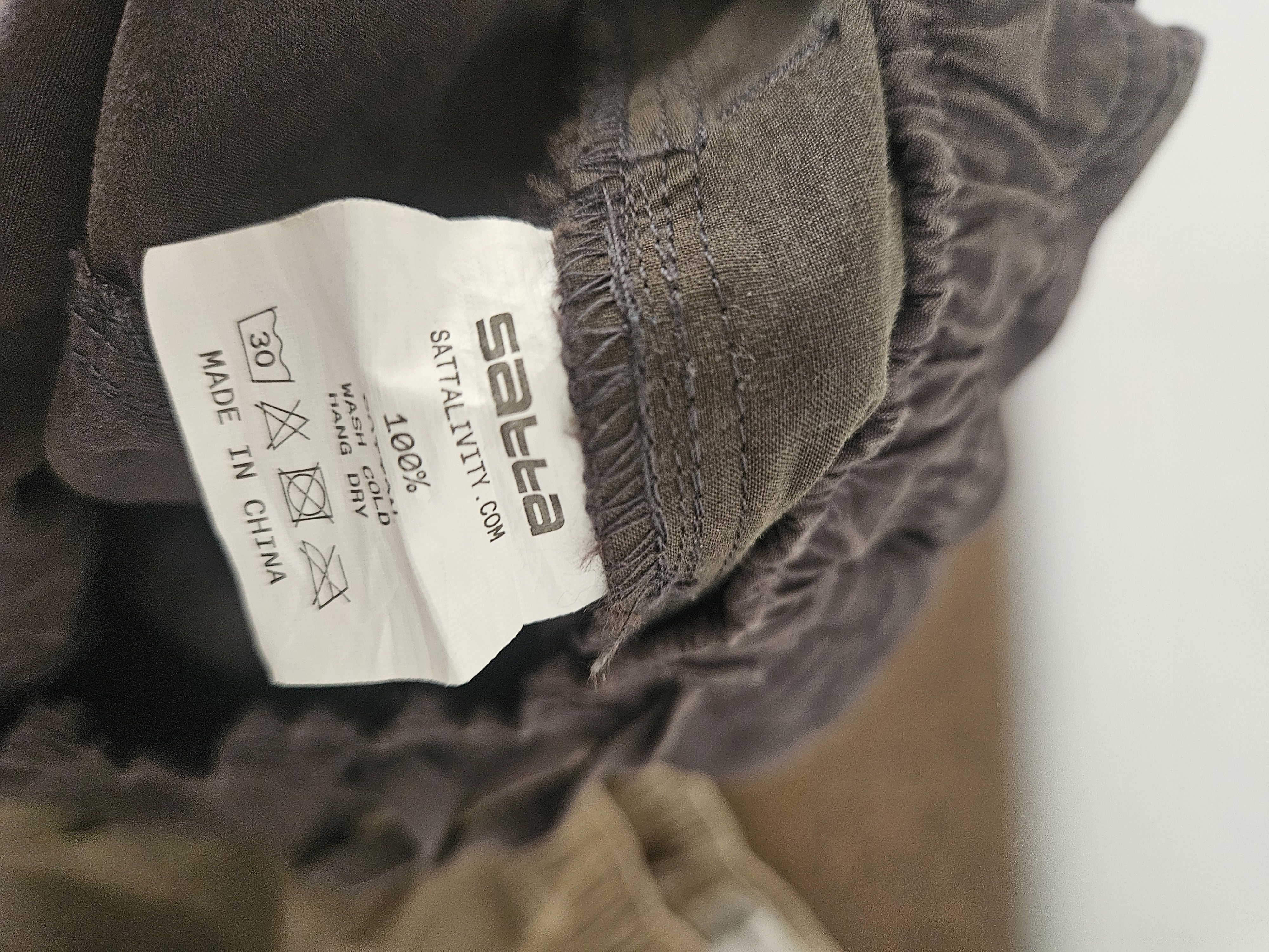 Satta Satta Kai Pant Charcoal Size US 31 - 4 Thumbnail