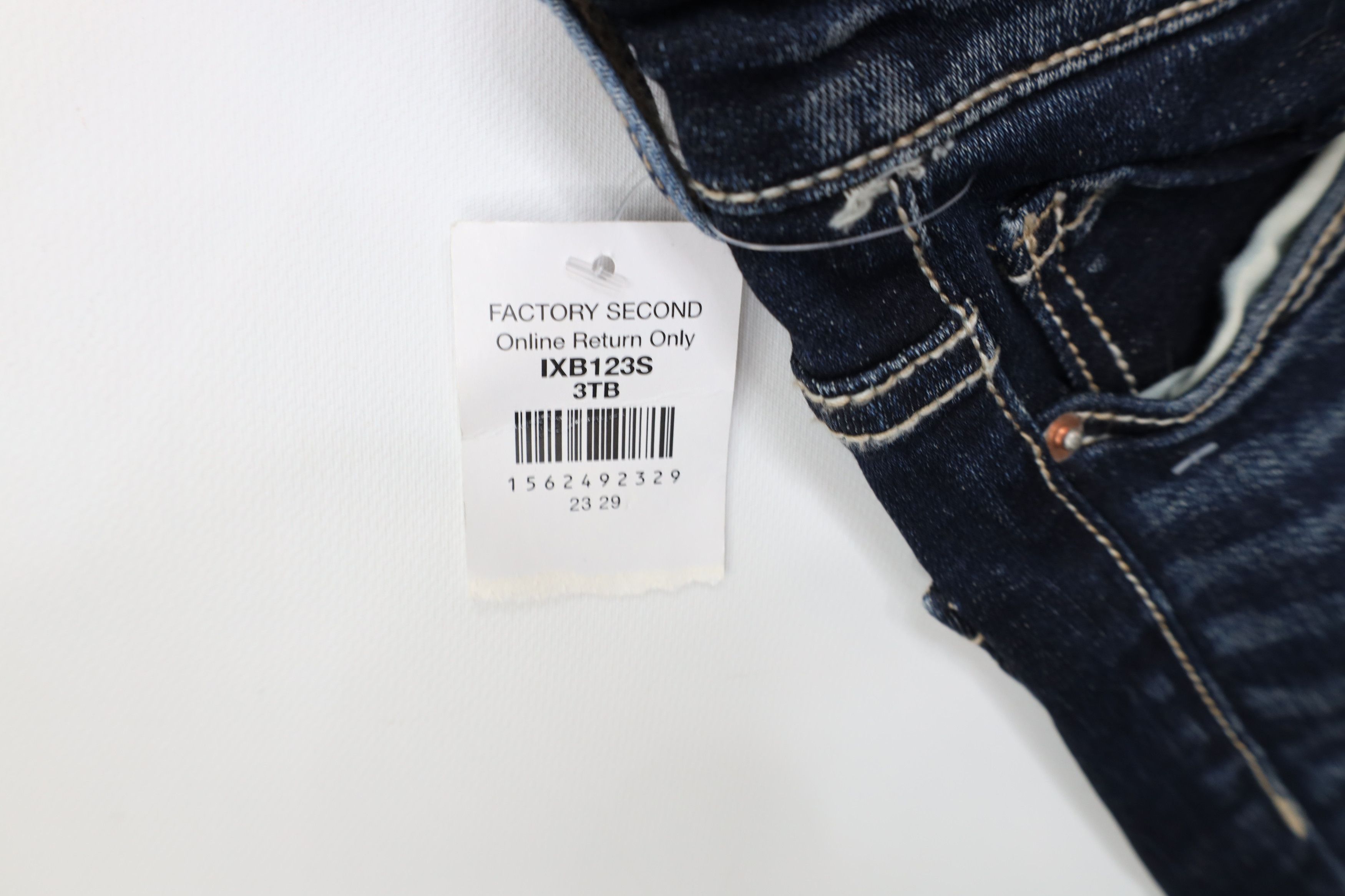 Vintage New Buckle BKE Parker High Rise Bootcut Flared Jeans Blue Size 23" - 9 Thumbnail
