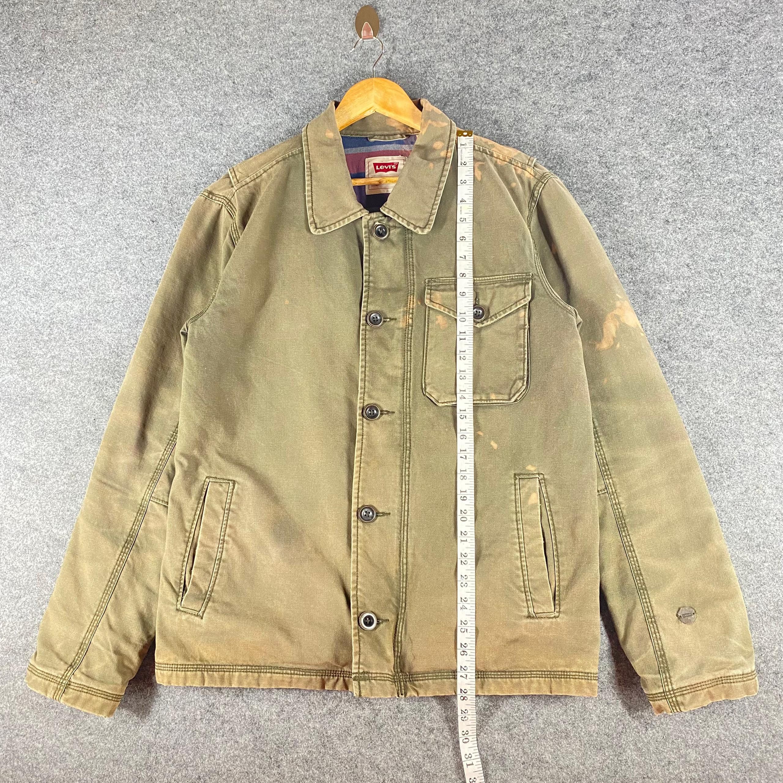 Levi's Vintage Clothing Vintage Levis Workwear Distressed Jacket Size US M / EU 48-50 / 2 - 6 Thumbnail