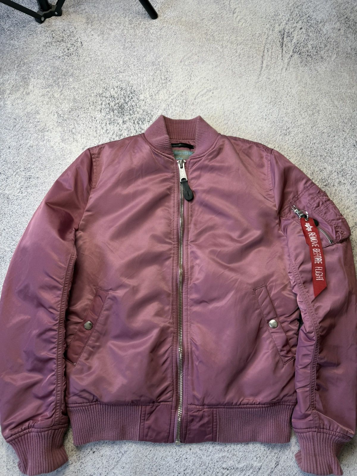 Alpha Industries Vintage Alpha Industries Bomber Jacket MA1 USA Size M / US 6-8 / IT 42-44 - 8 Thumbnail