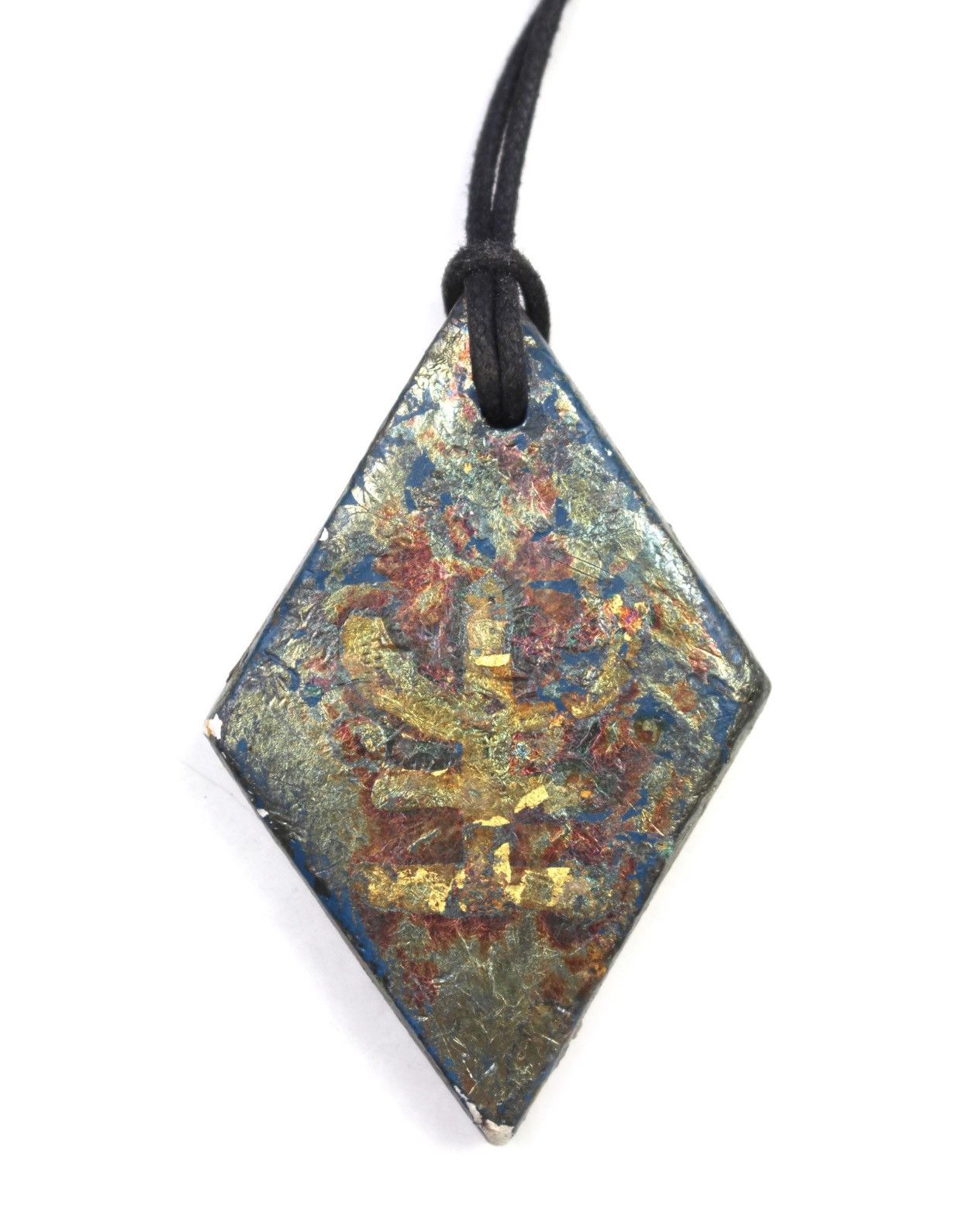 If Six Was Nine 2000S JAPANESE MADE HAND-PAINTED GOLD FOIL DIAMOND NECKLACE Size ONE SIZE - 1 Thumbnail
