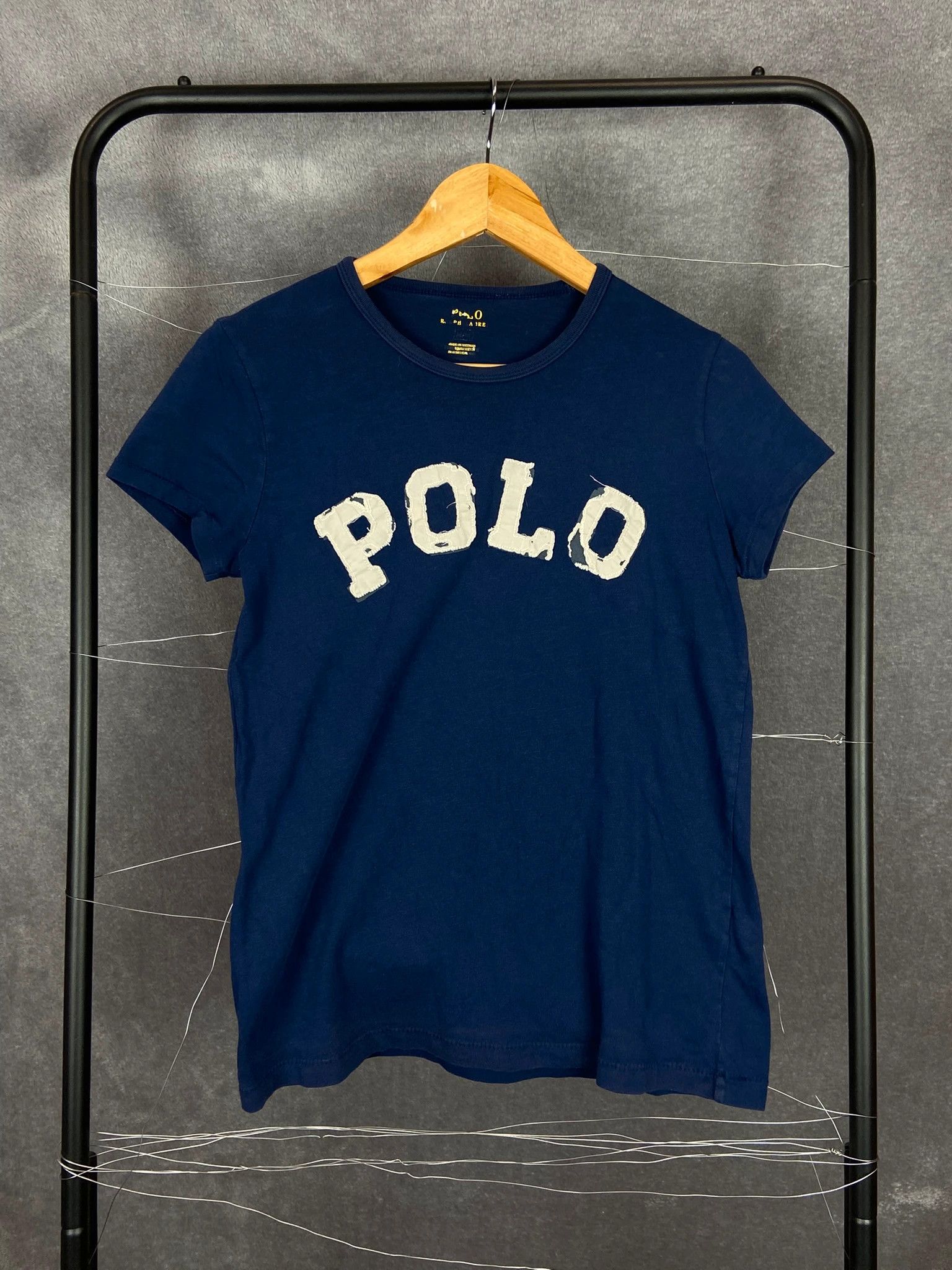 Polo Ralph Lauren Polo Ralph Lauren Spellout Tee Navy S Size US S / EU 44-46 / 1 - 1 Thumbnail
