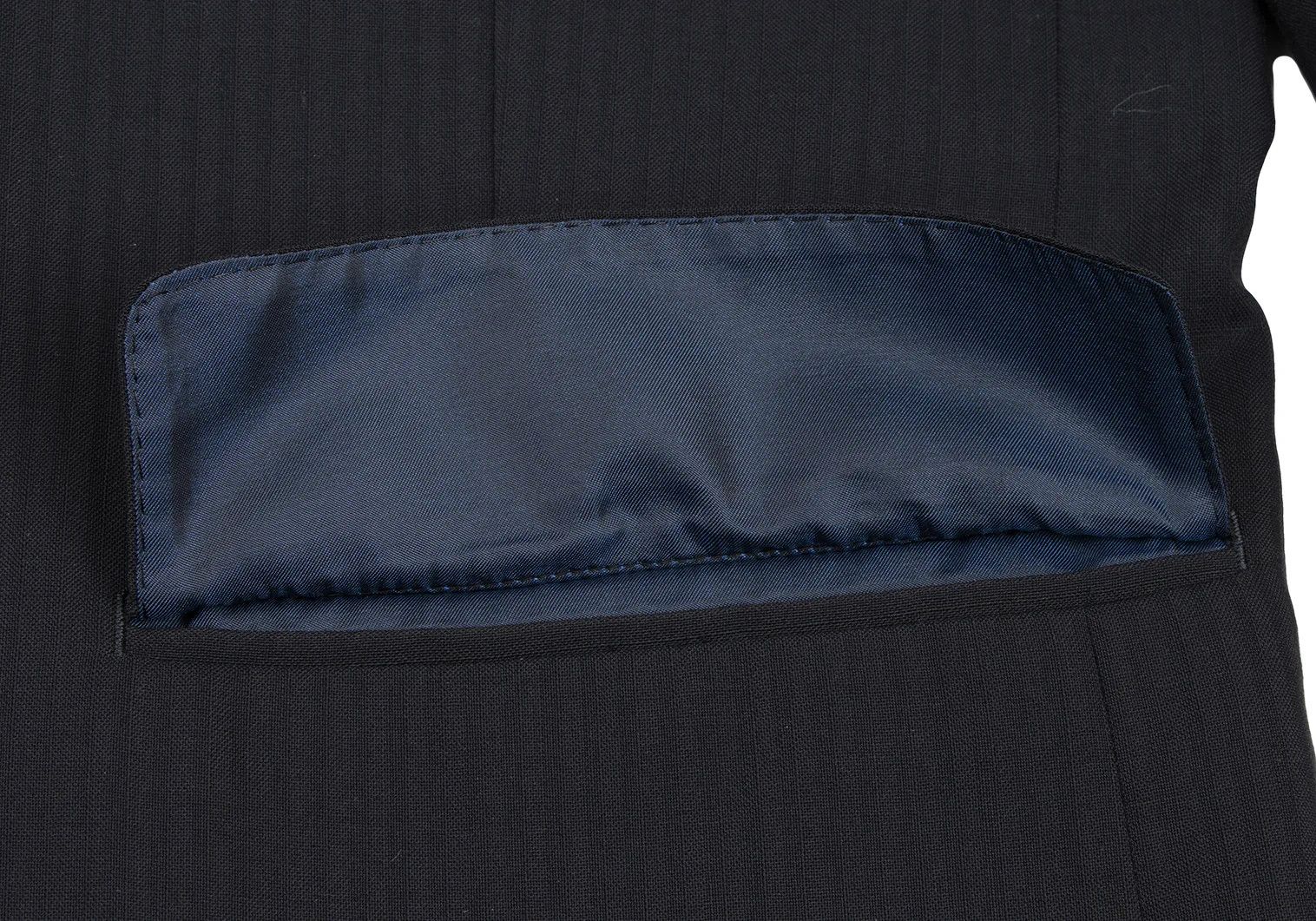 agnes b. Wool Stripe 2-Button Jacket in Navy, Size 50 Size US M / EU 48-50 / 2 - 10 Thumbnail