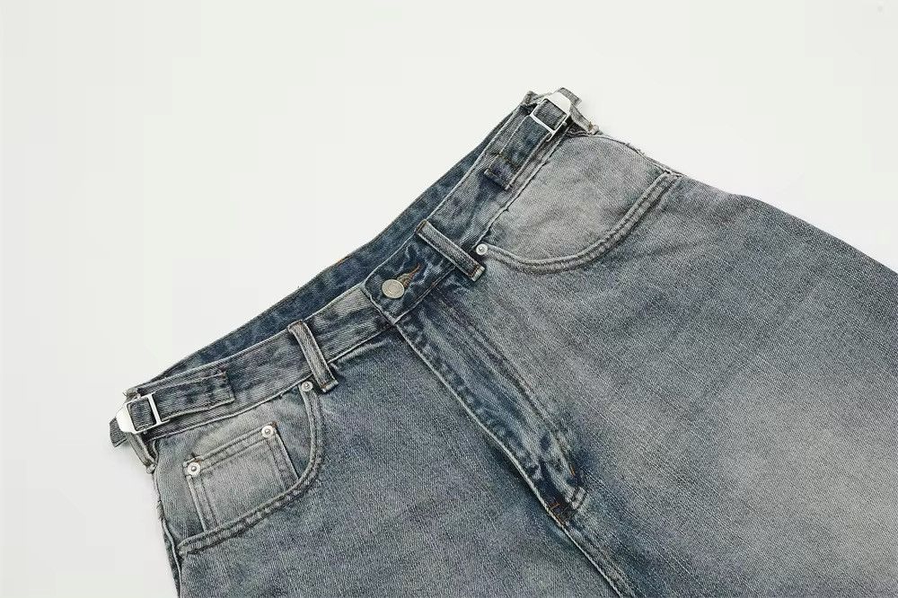 Japanese Brand Design Ripped Lux Wash Jorts Vintage Y2K Style Size US 32 / EU 48 - 5 Thumbnail