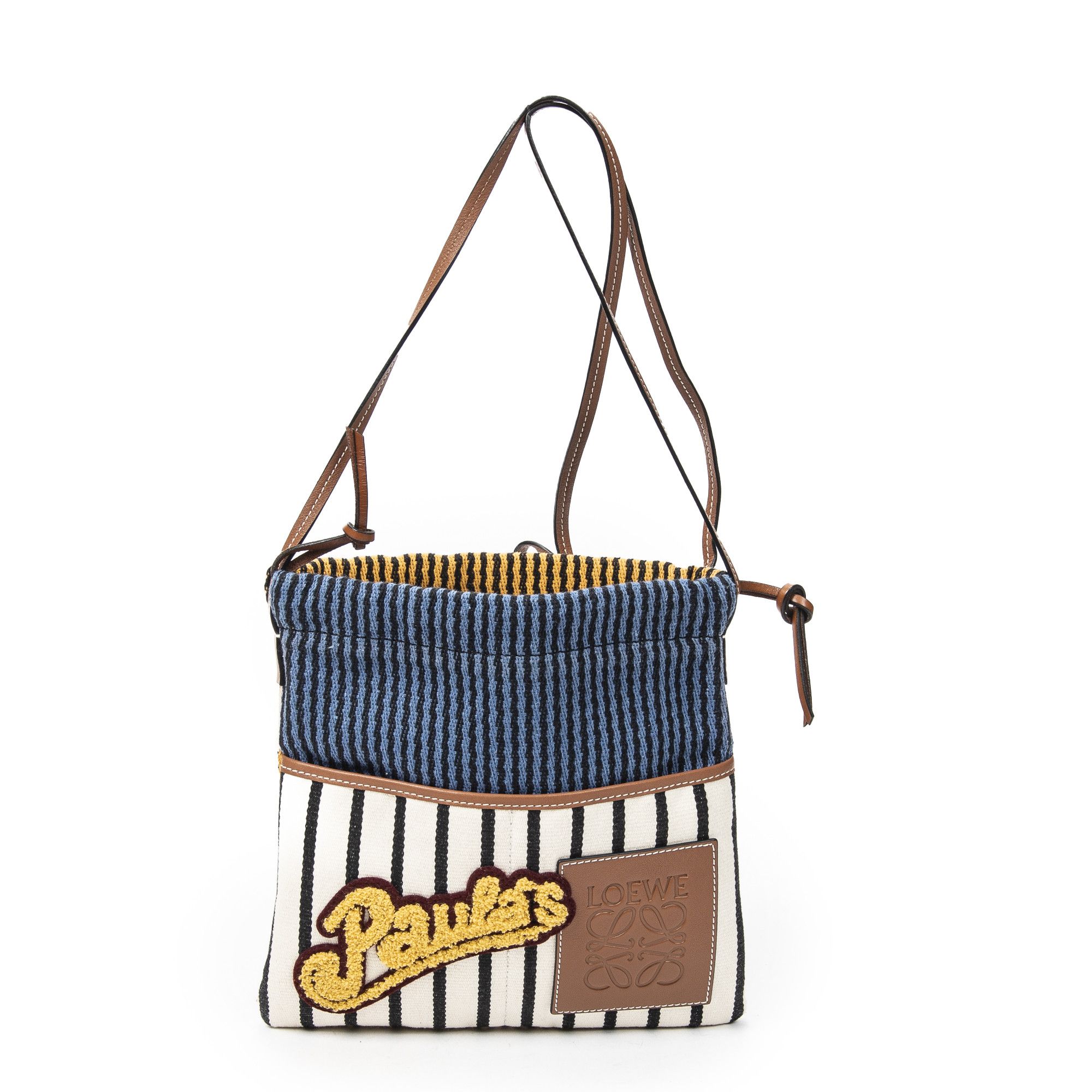 Loewe Embroidered Drawstring Pouch Crossbody Size ONE SIZE - 1 Thumbnail