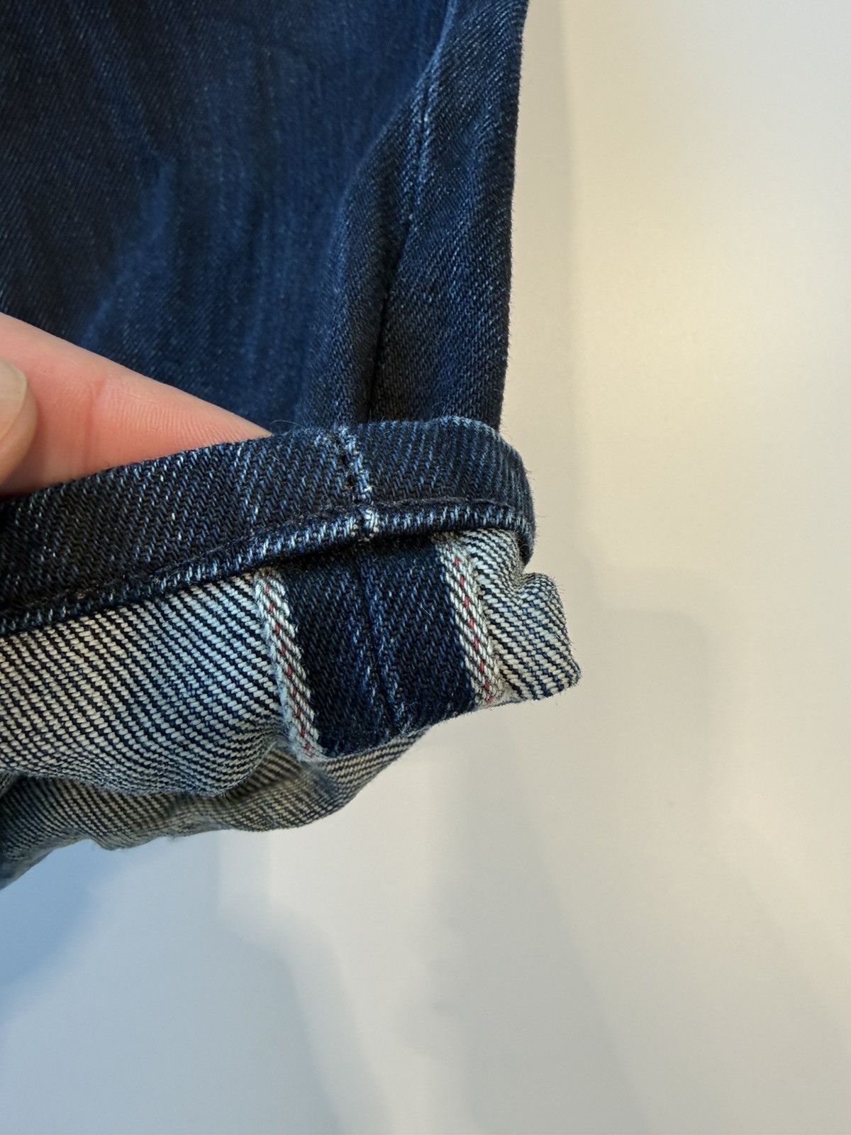 Naked & Famous Selvedge x Umi ink coated, perfectly worn patina Size US 33 - 7 Thumbnail