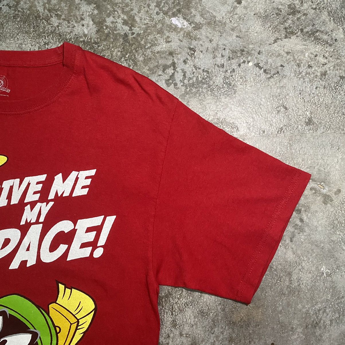 Cartoon Network LOONEY TUNES MARVIN THE MARTIAN CARTOON T SHIRT Size US M / EU 48-50 / 2 - 6 Thumbnail