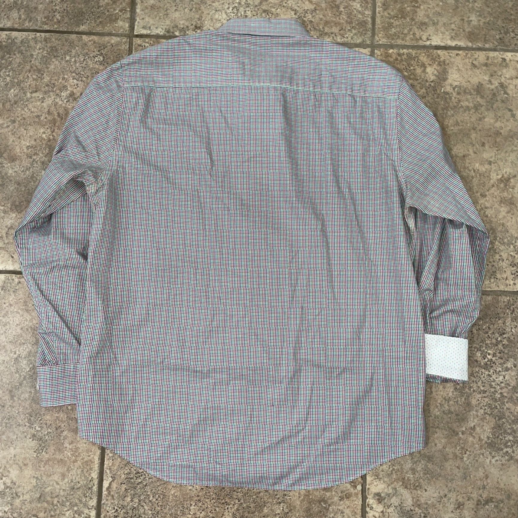 BUGATCHI Bugatchi Uomo multicolor shirt Mens L Long Sleeve Button-Up 18.5 Multicolor Size US L / EU 52-54 / 3 - 4 Thumbnail