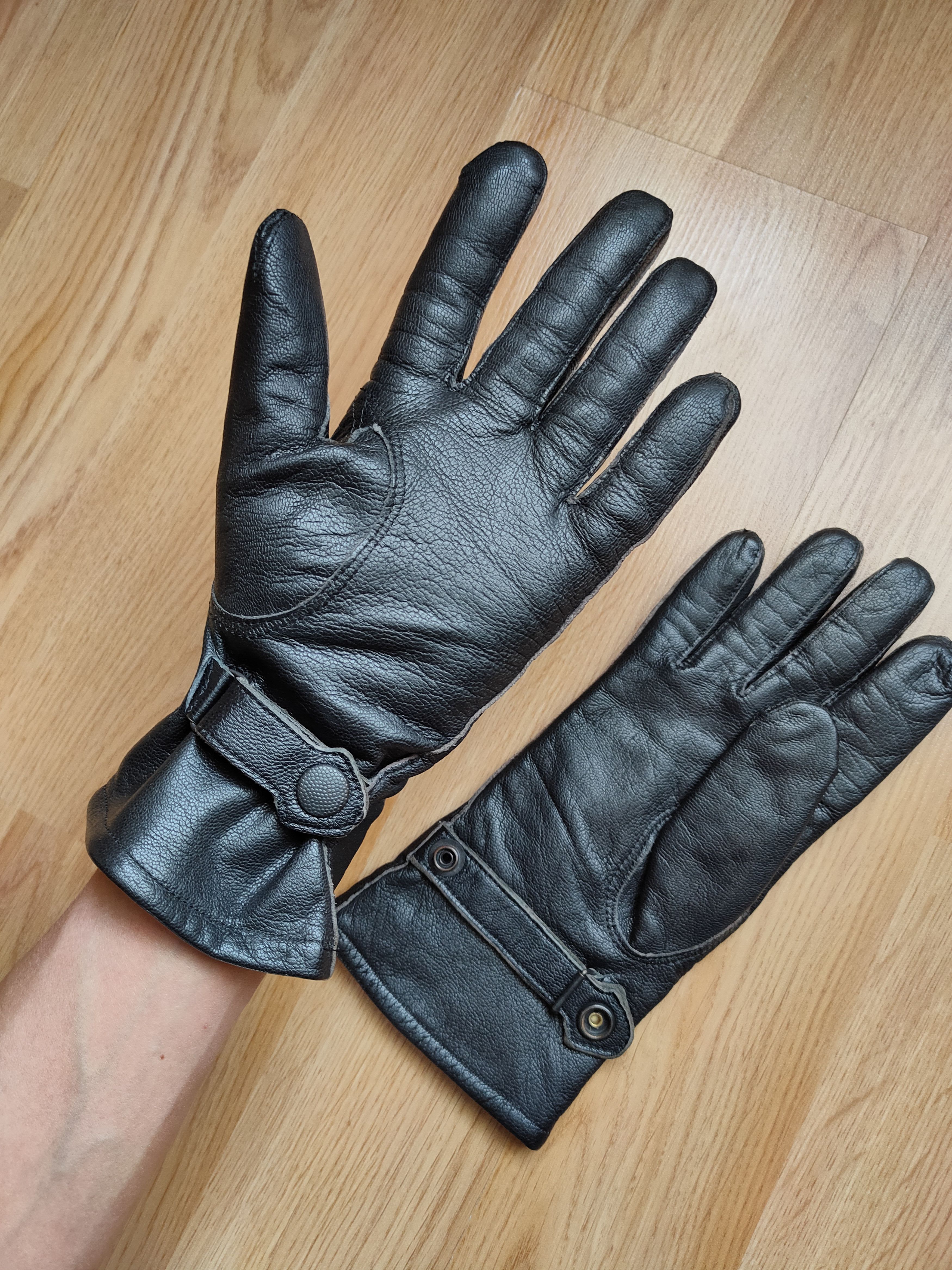 Vintage Y2K Mens Leather Gloves KMA88
