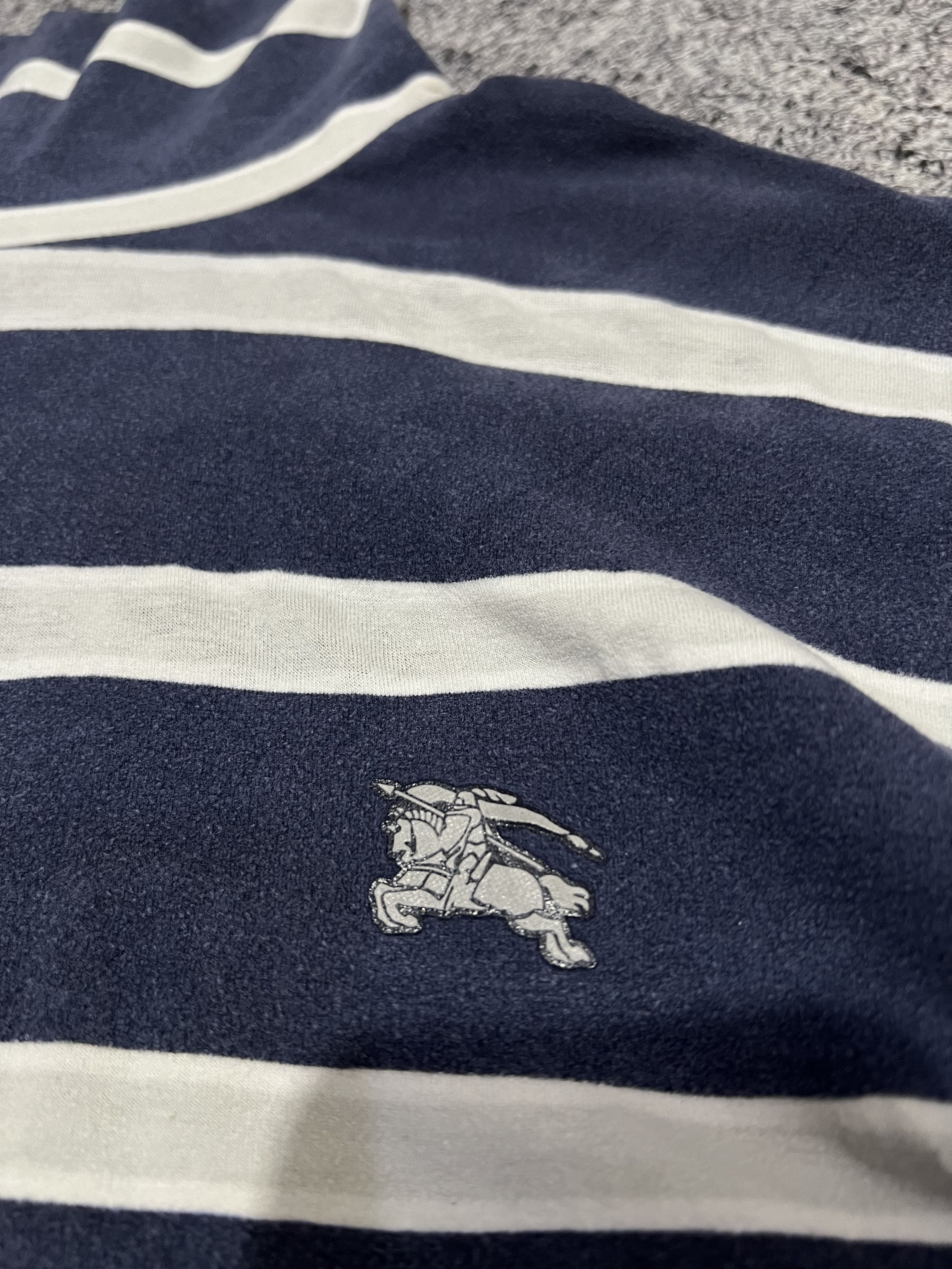 Number (N)ine 2000s Burberry Iconic Striped Longsleeve Shirt y2k Size US M / EU 48-50 / 2 - 2 Thumbnail