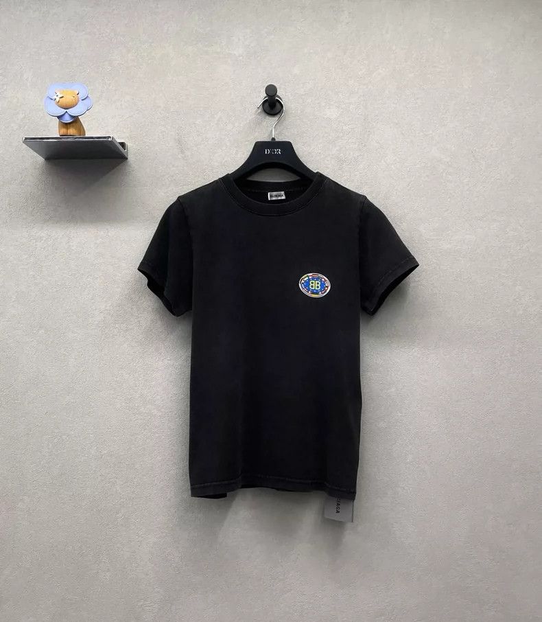Balenciaga Print Casual Short Sleeve