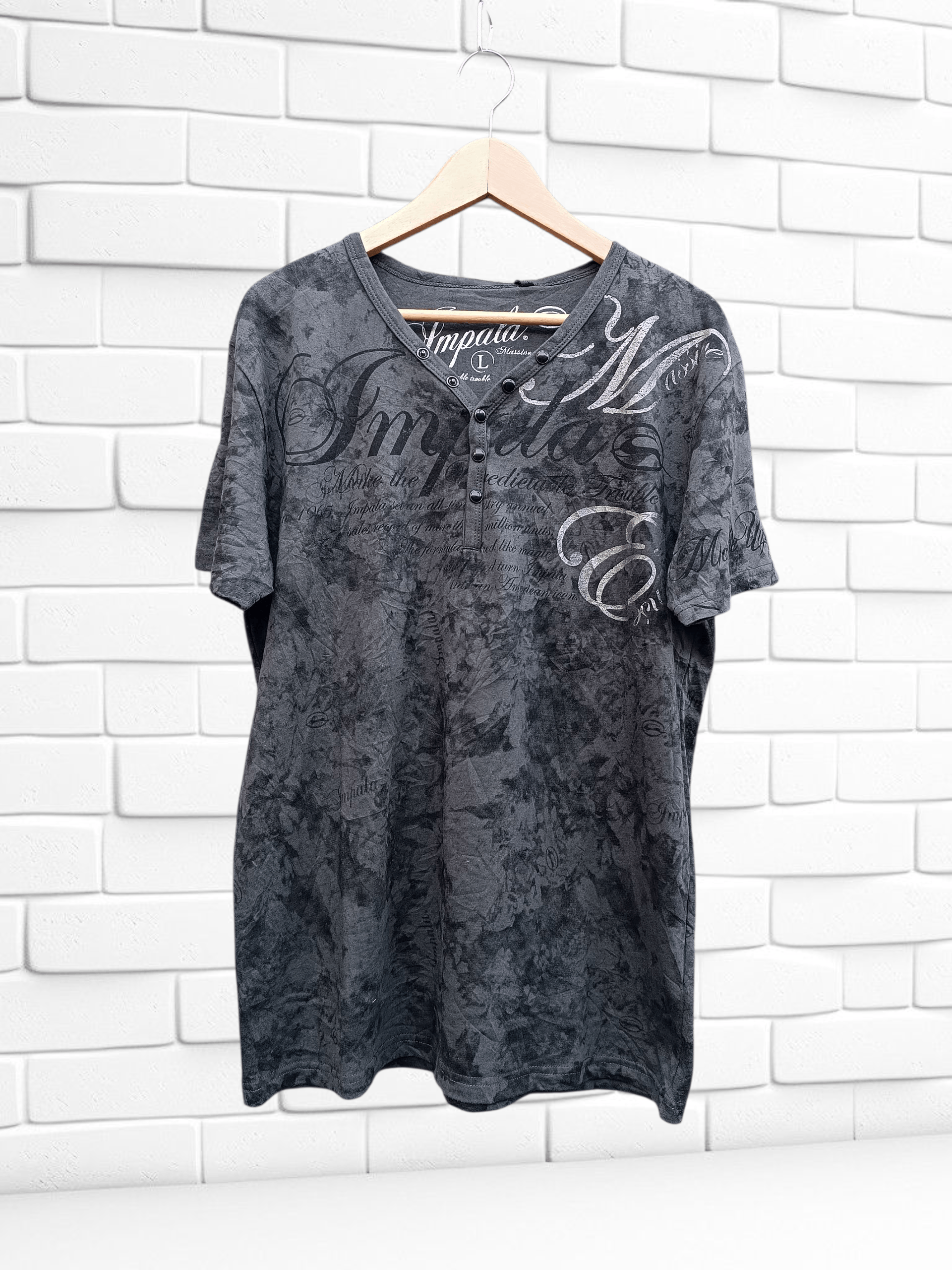 Vintage Vintage Impala Poem Seditionaries Short Sleeve T-shirt Size US L / EU 52-54 / 3 - 1 Thumbnail