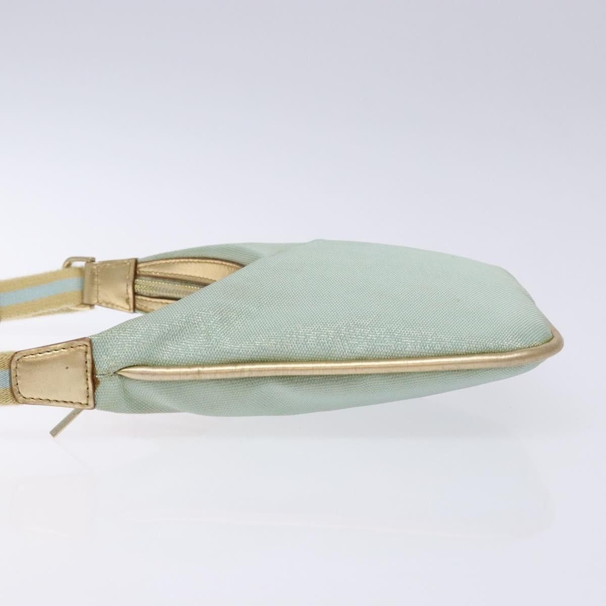Gucci GUCCI Sherry Line Shoulder Bag Canvas Light Blue Gold 005 Size ONE SIZE - 5 Thumbnail