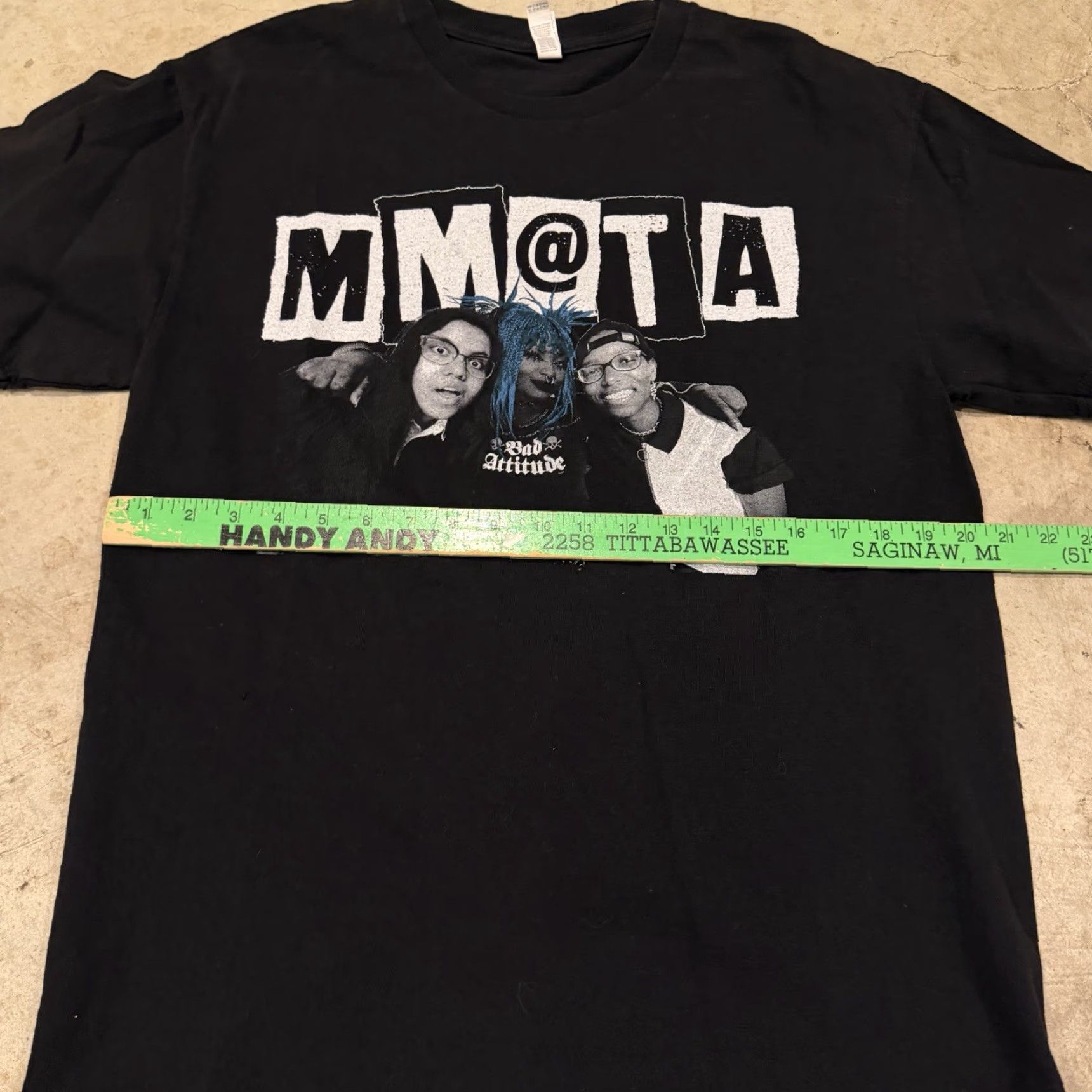 American Apparel Meet Me At The Altar Band Shirt Mens Large Black Graphic Band Tee Pop Punk Adult Size US L / EU 52-54 / 3 - 5 Thumbnail
