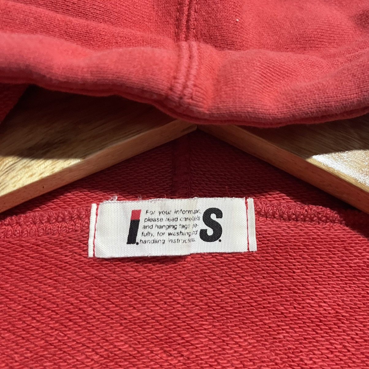 Issey Miyake Vintage 90s Issey Miyake iS Red Zip Hoodie – Rare Archival Size US L / EU 52-54 / 3 - 6 Thumbnail