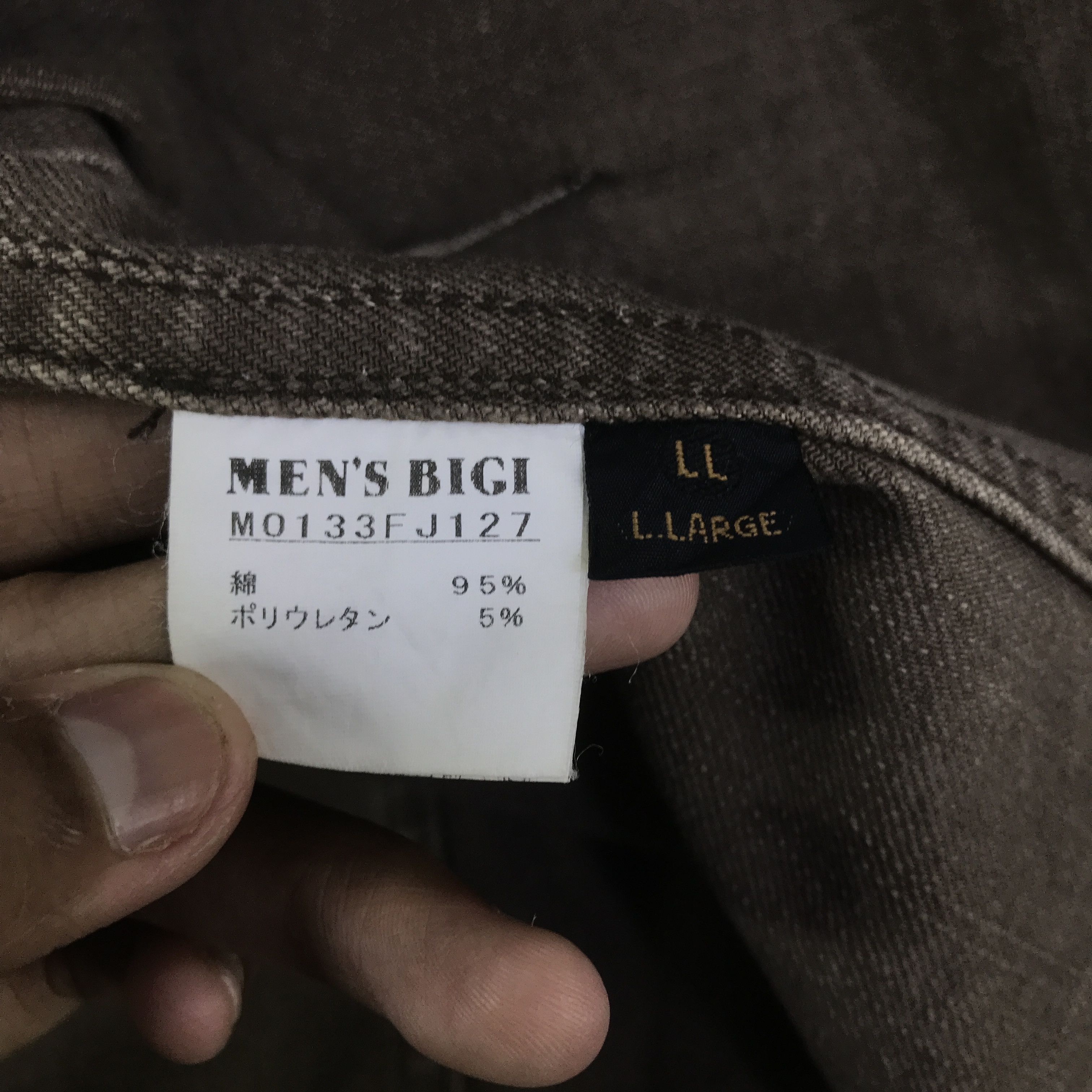 BIGI radmess mens bigi cotton jacket K119B14 Size US L / EU 52-54 / 3 - 16 Thumbnail
