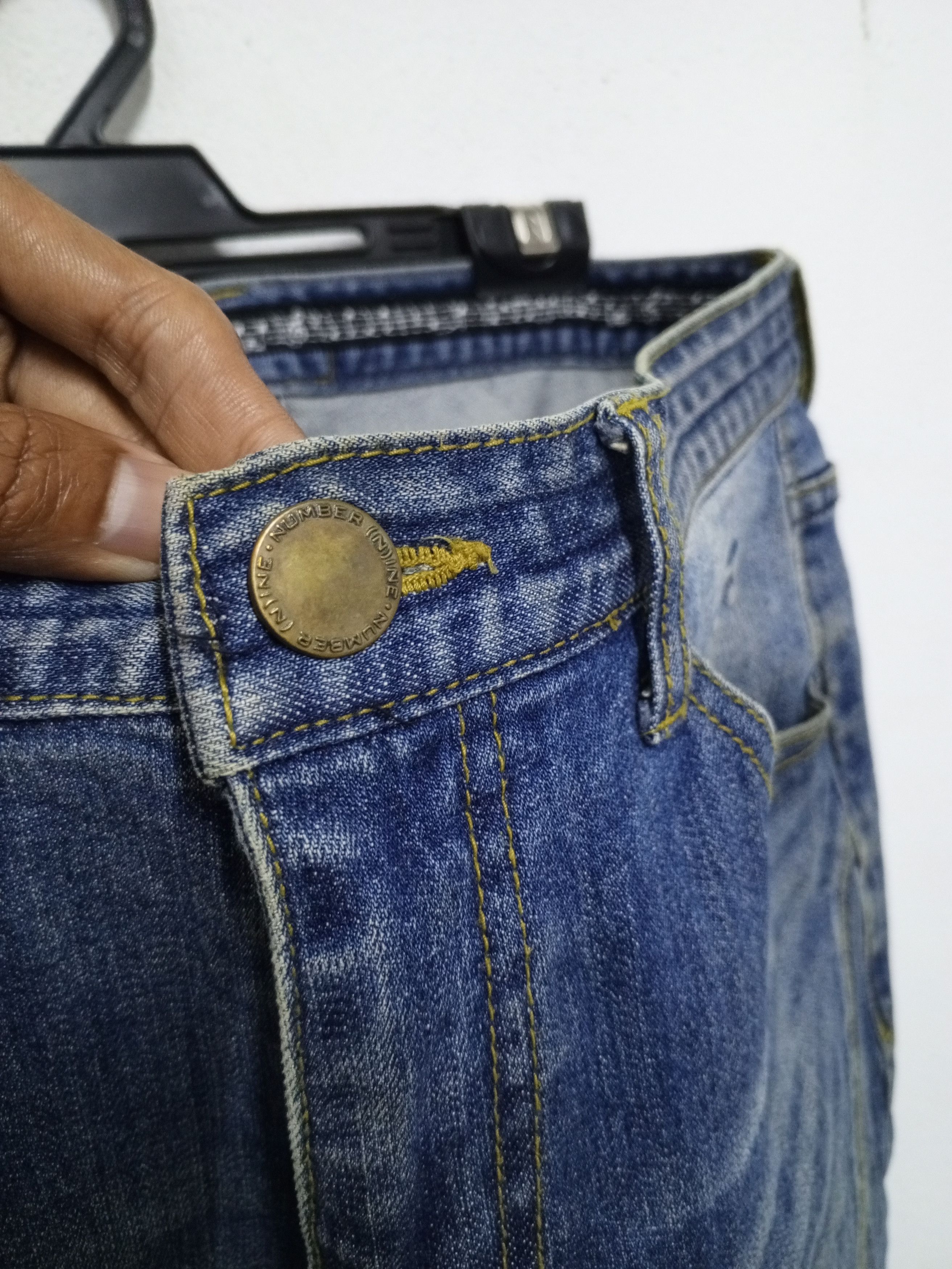 Number (N)ine {💥 rare 💥number(n)ine denim jeans Size US 32 / EU 48 - 9 Thumbnail