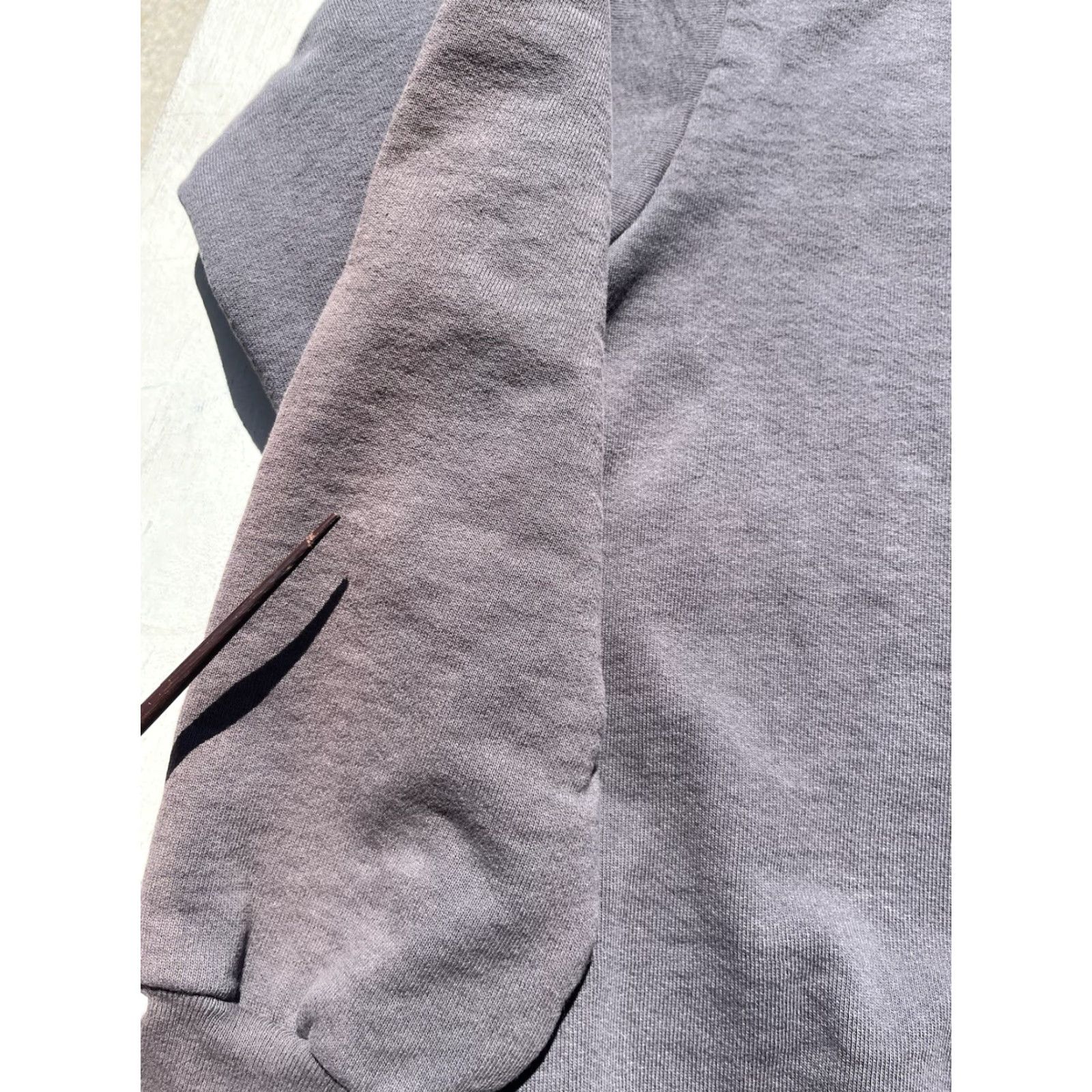Vintage FACT Men's Sweatshirt Gray Spell-Out M Streetwear Distress Heavy Modern Destroy Shirt Size US M / EU 48-50 / 2 - 7 Thumbnail