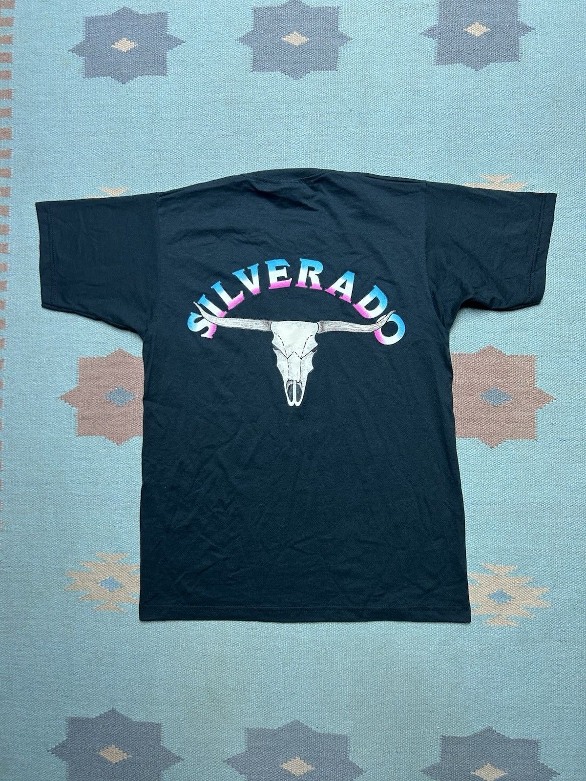 Vintage Vintage t shirt Chevy Silverado truck car cow skull medium Size US M / EU 48-50 / 2 - 1 Thumbnail