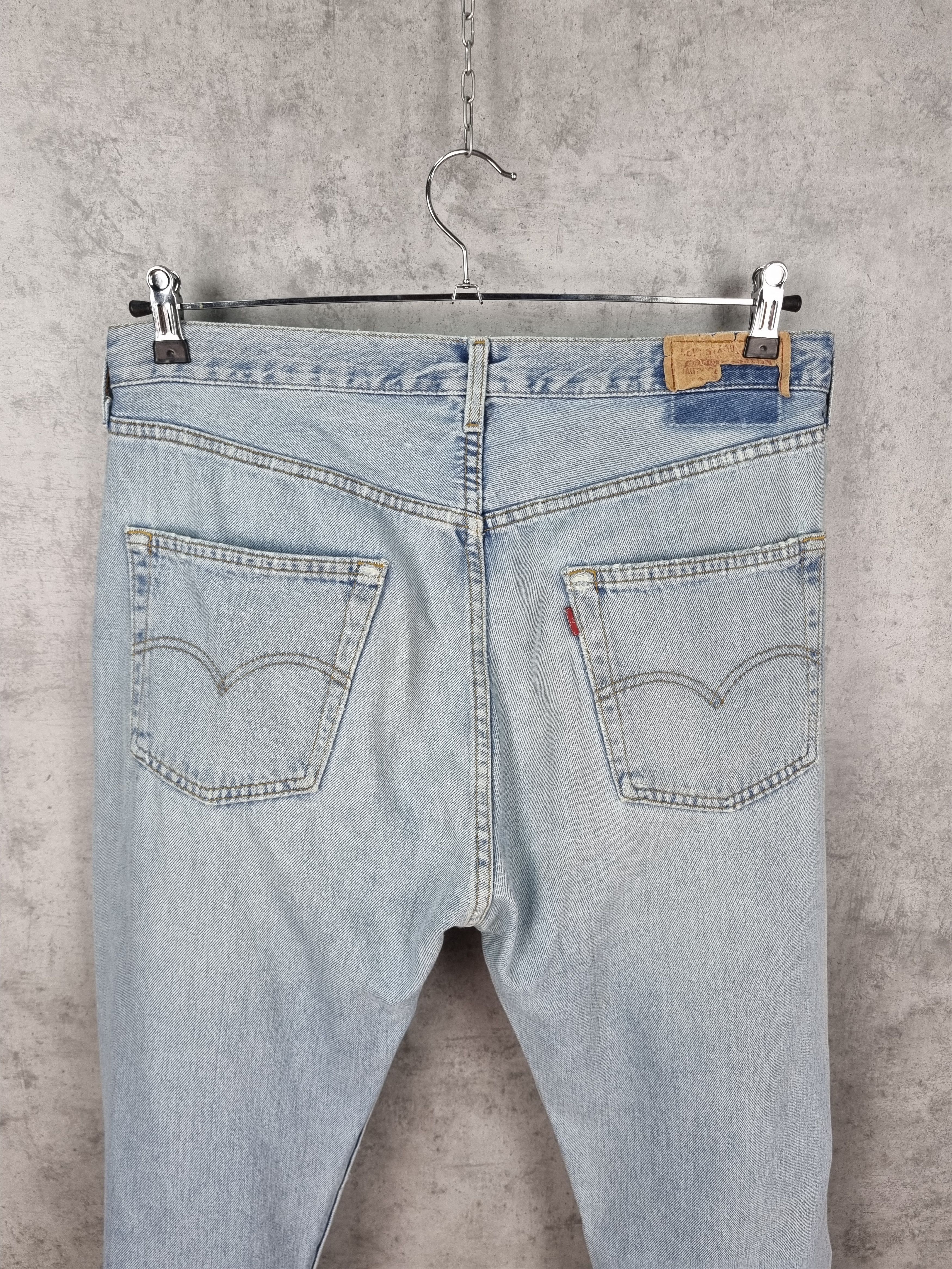 Levi's × Levi's Vintage Clothing × Vintage 1994 Vintage LEVIS 501 Dirty Distressed Jeans made in France Size US 33 - 6 Thumbnail