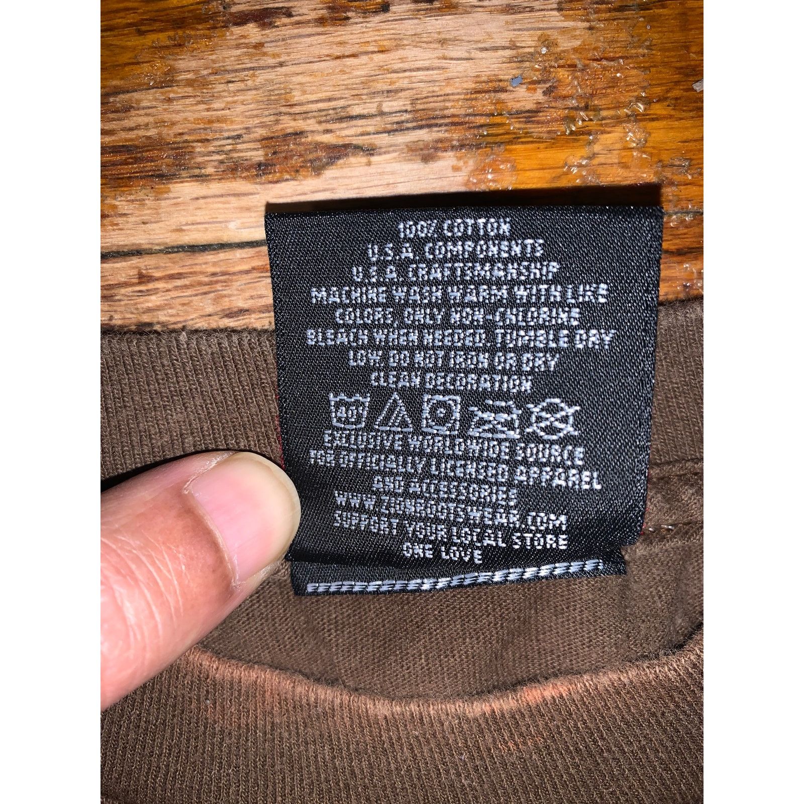 Band Tees × Other × Zion Rootswear Jimi Hendrix Experience T Shirt Medium Brown Band Graphic Size US M / EU 48-50 / 2 - 5 Thumbnail