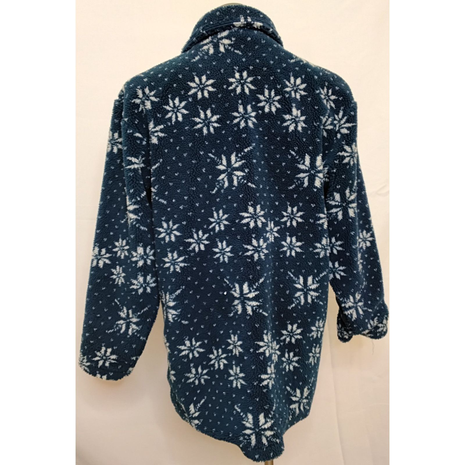 L.L. Bean L.L. Bean Deep Pile Coat Men's M Tall Blue Snowflake VTG 80s Size US M / EU 48-50 / 2 - 3 Thumbnail