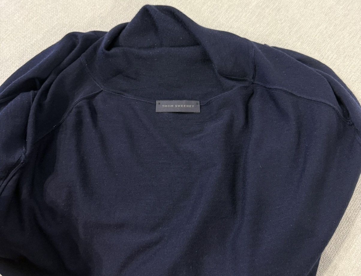 Thom Sweeney Thom Sweeney navy wool merino turtleneck Size US XL / EU 56 / 4 - 5 Thumbnail