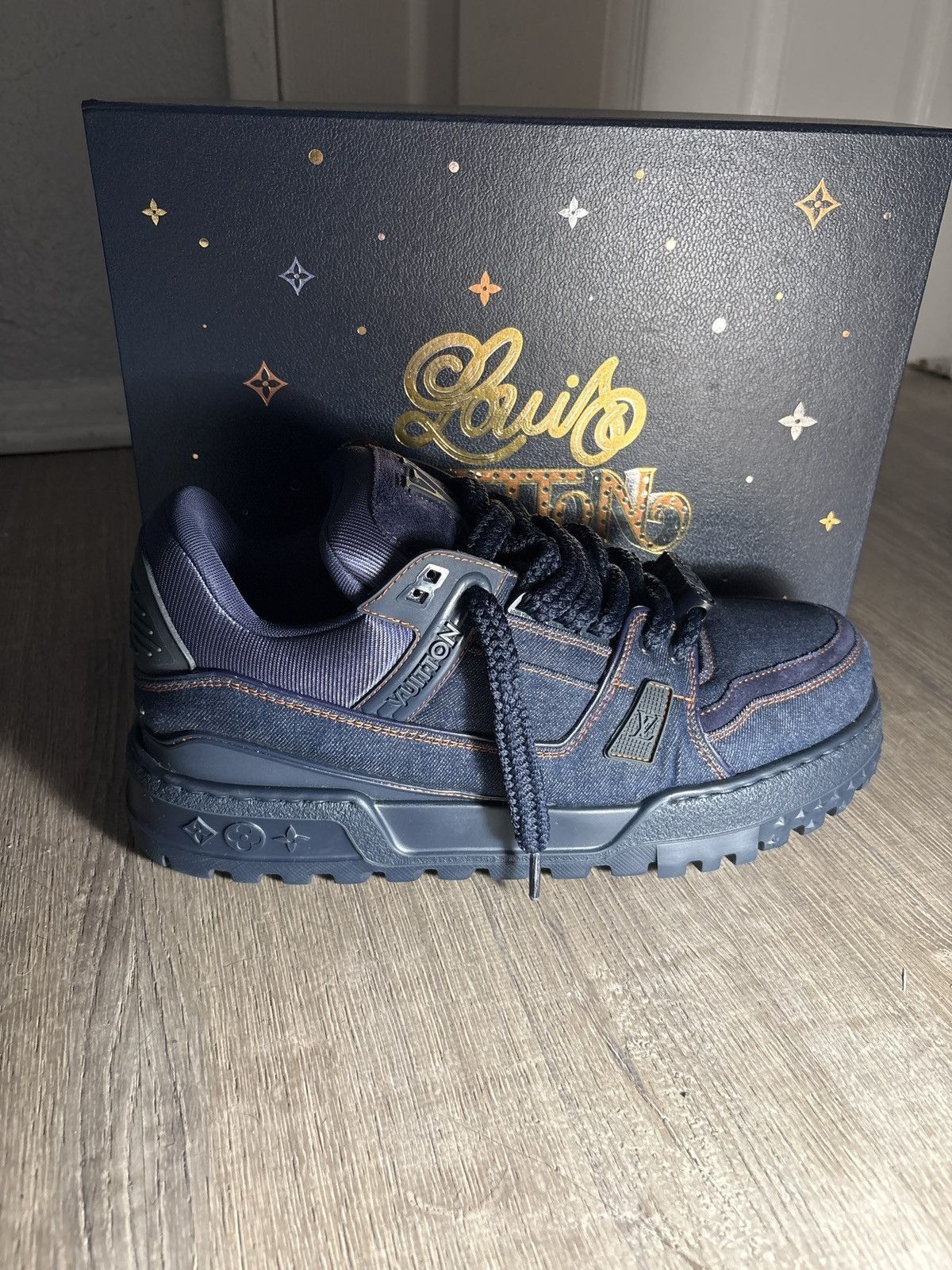 Louis Vuitton Denim Skate Trainer Size US 11 / EU 44 - 9 Thumbnail