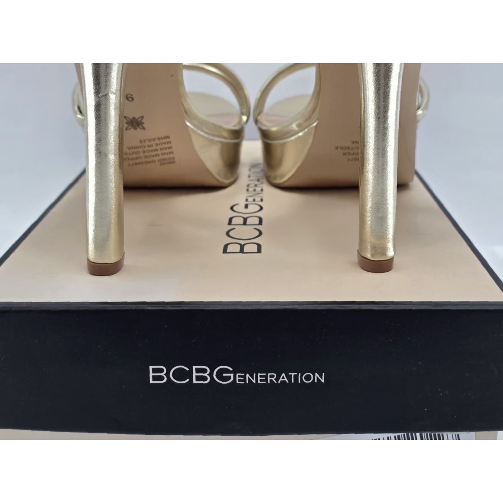 BCBGeneration BCBGeneration Kendi Platform Sandal - Size 9 M - Color Platino - New In Box Size US 9 / IT 39 - 7 Thumbnail