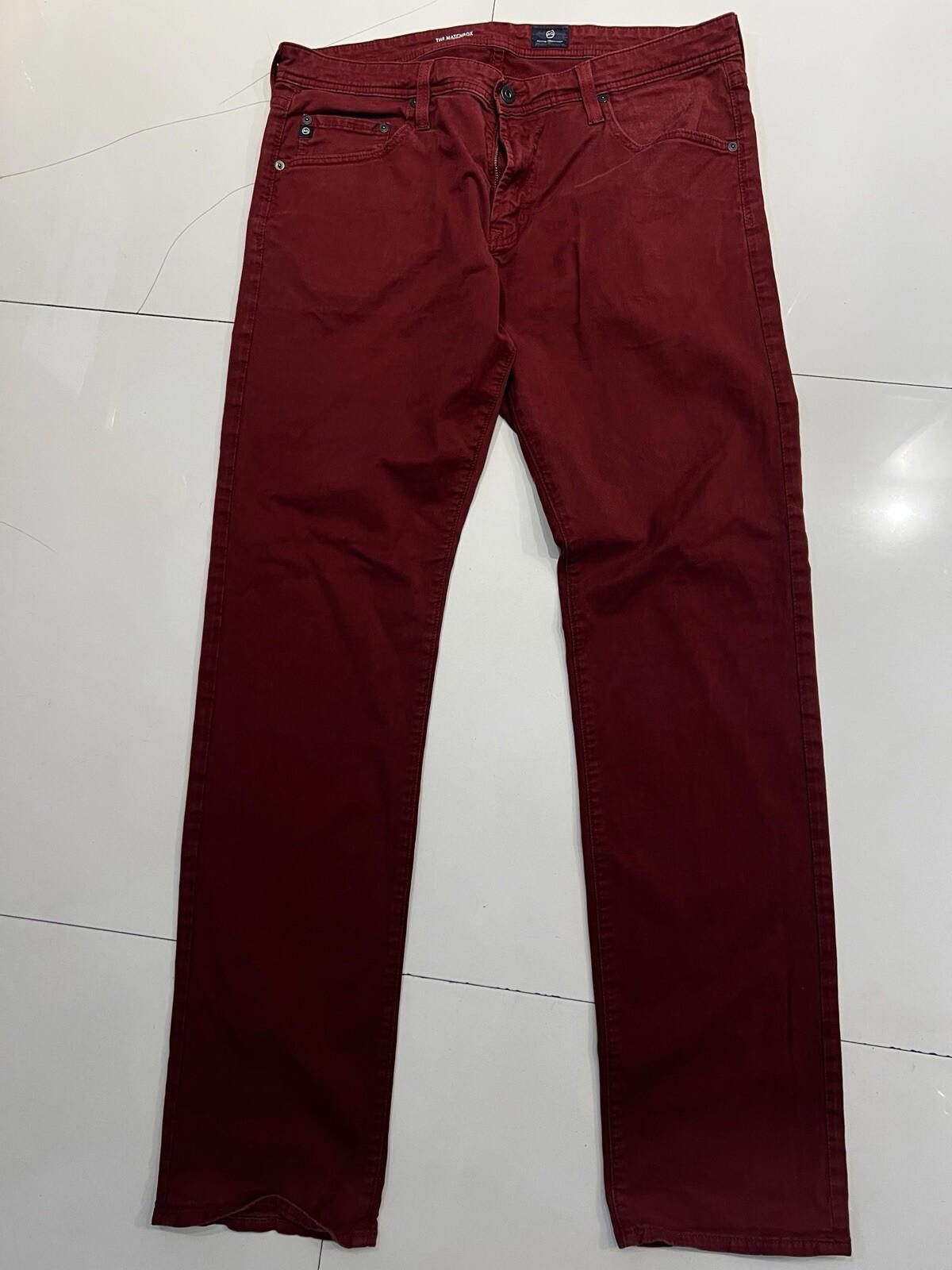AG Adriano Goldschmied Adriano Goldschmied Jeans Men Red Graduate Tailored Leg 36 Size US 36 / EU 52 - 1 Thumbnail
