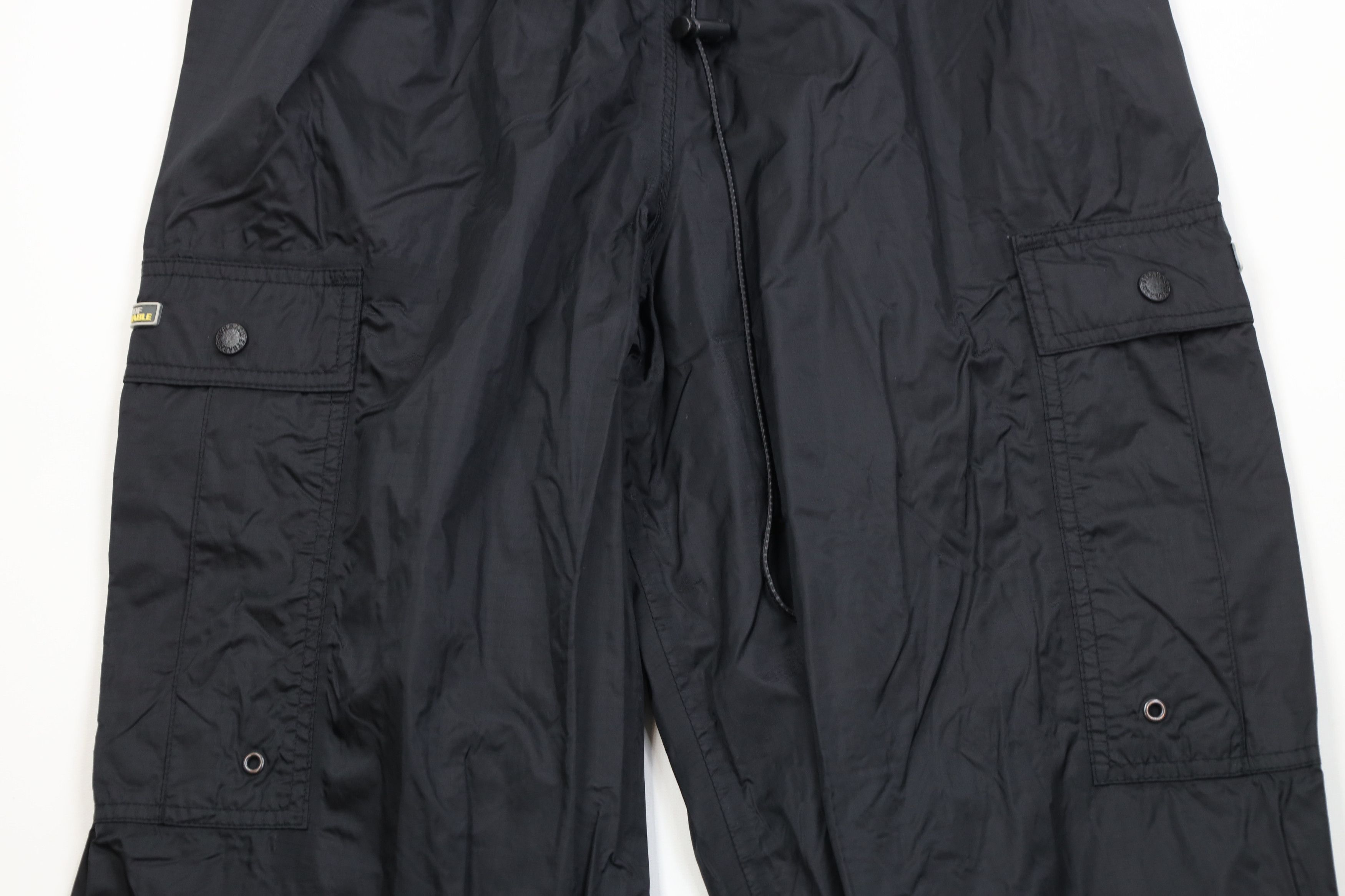 Vintage Vintage 90s Streetwear Wide Leg Waterproof Rain Cargo Pants Size US 34 / EU 50 - 3 Thumbnail
