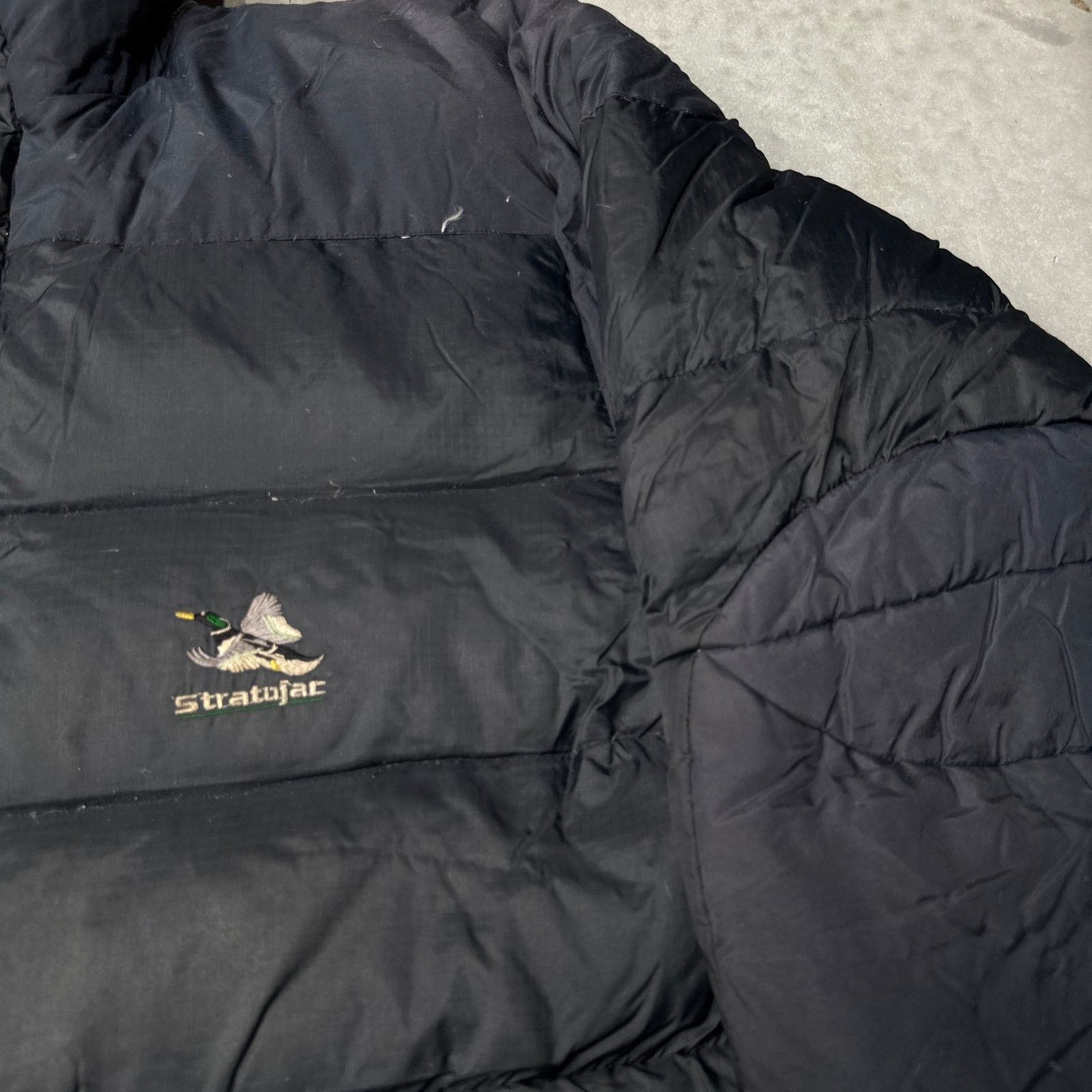 Other Vintage Stratojac Goose Down Puffer Parka Jacket XL Navy Size US XL / EU 56 / 4 - 22 Thumbnail