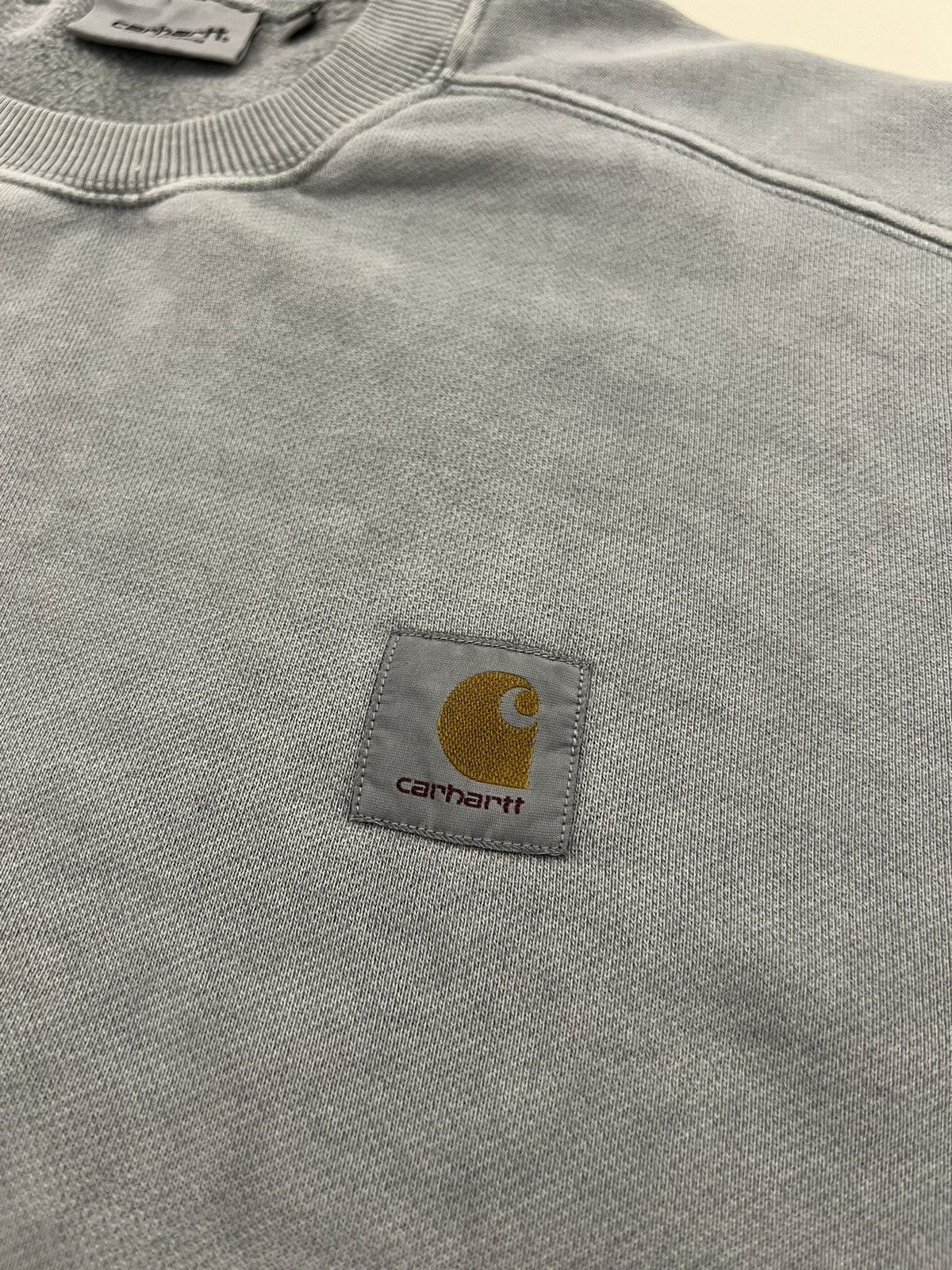Carhartt Wip Carhartt WIP Vista Dyed Logo Grey Sweatshirt Size US XXL / EU 58 / 5 - 3 Thumbnail