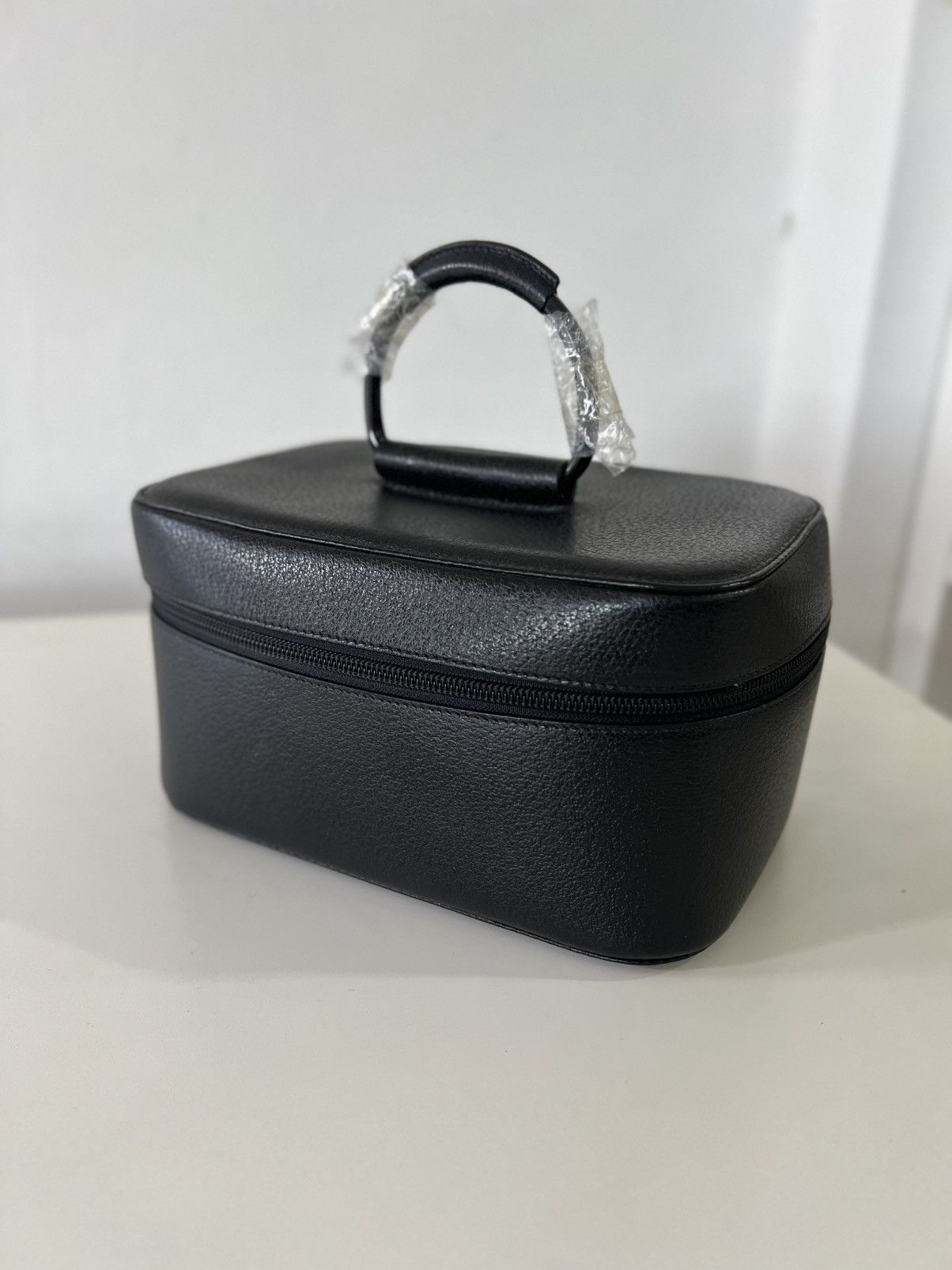 Gucci Vanity cosmetic Leather vintage bag