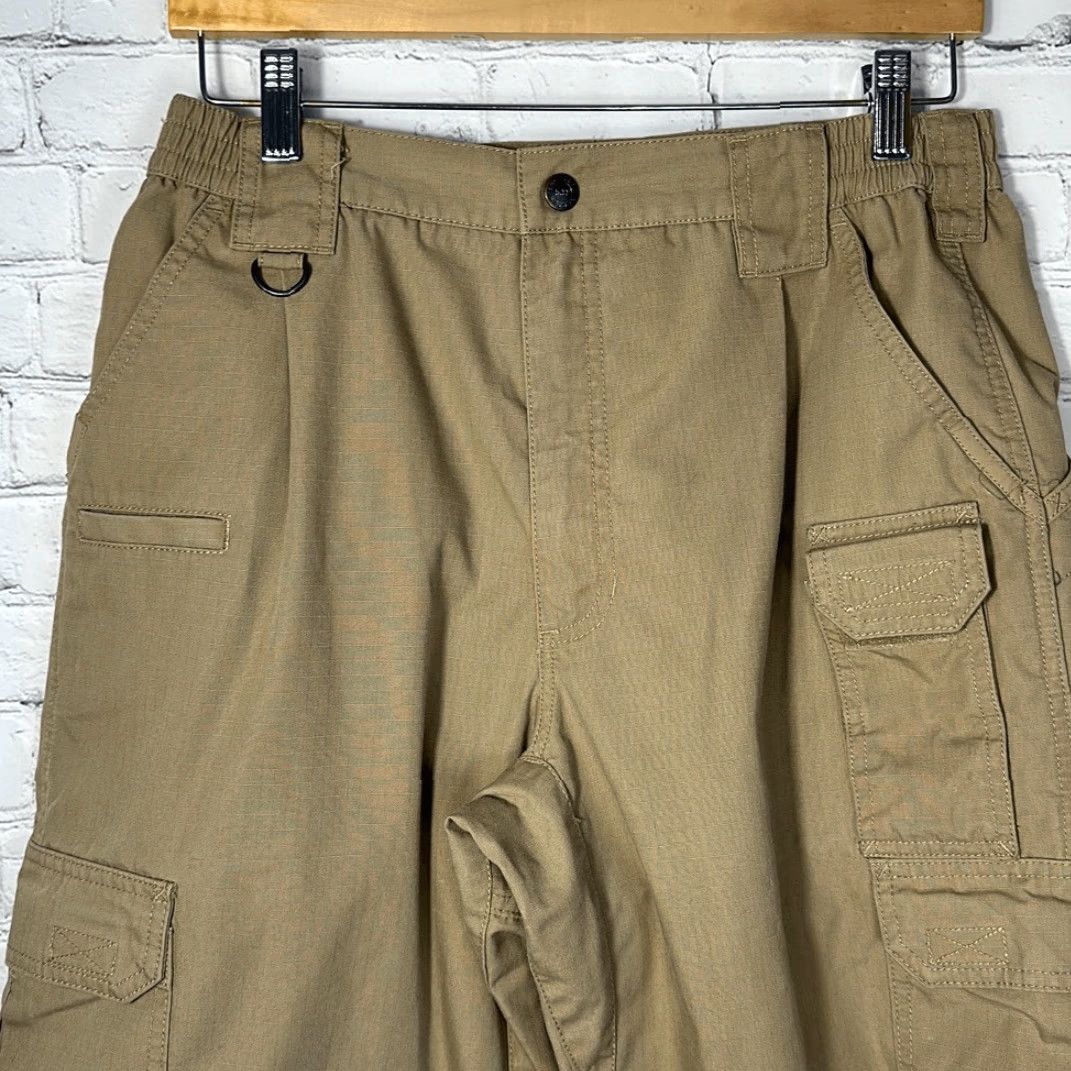 Vintage 5.11 Tactical Men's Taclite Pro Lightweight Performance Pants Cargo Style 74273 Tan 32 Inseam 32 Mens Size US 32 / EU 48 - 2 Thumbnail