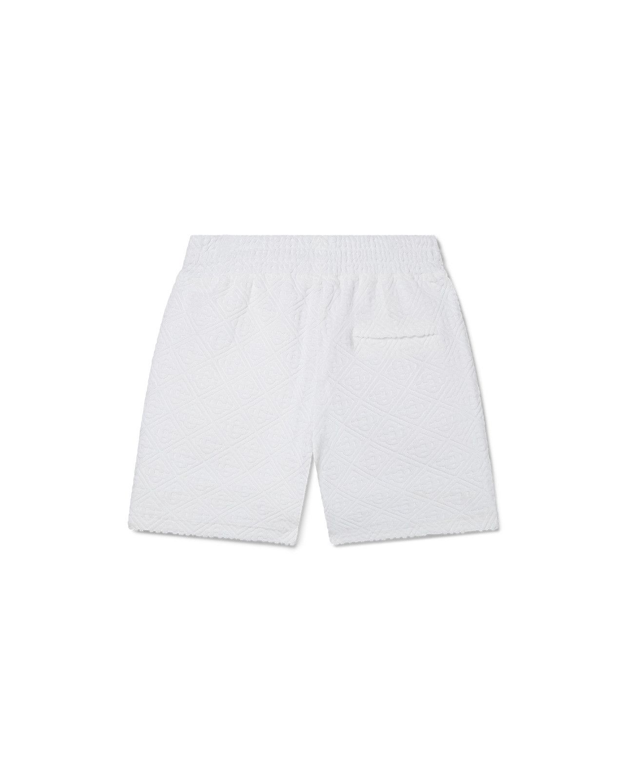 Casablanca o1mle0326 Diamond Logo Patch Sweatshorts in White Size US 40 / EU 56 - 2 Thumbnail