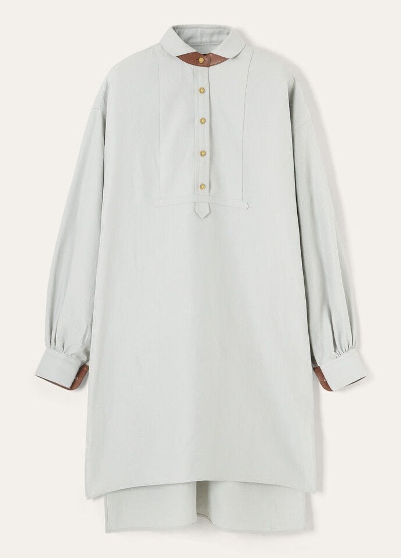 Loro Piana o1srvl11e0526 FAP0334 Anastasia Midi Dress in Light Blue Size XS / US 0-2 / IT 36-38 - 1 Thumbnail