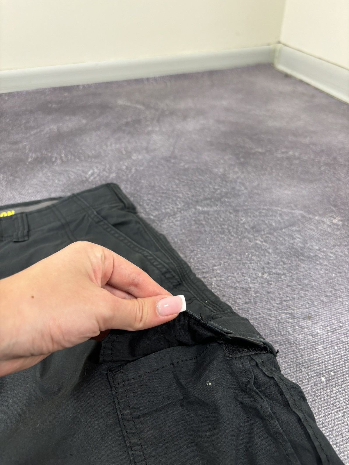 Lee Vintage Lee Extreme Motion Black Performance Cargo Shorts Size US 36 / EU 52 - 5 Thumbnail