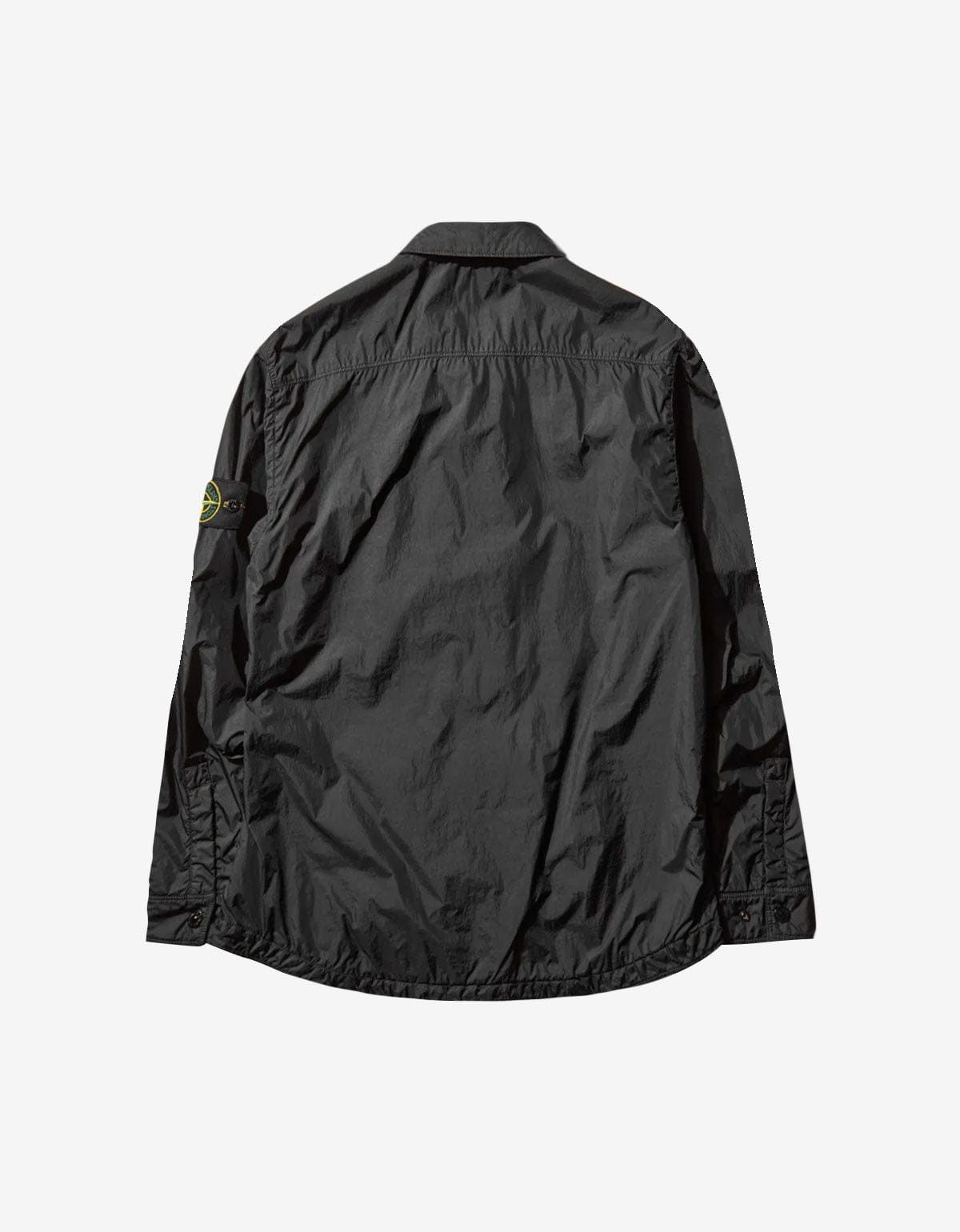 Stone Island Stone Island Black Crinkle Reps R-NY Overshirt Size US L / EU 52-54 / 3 - 2 Thumbnail