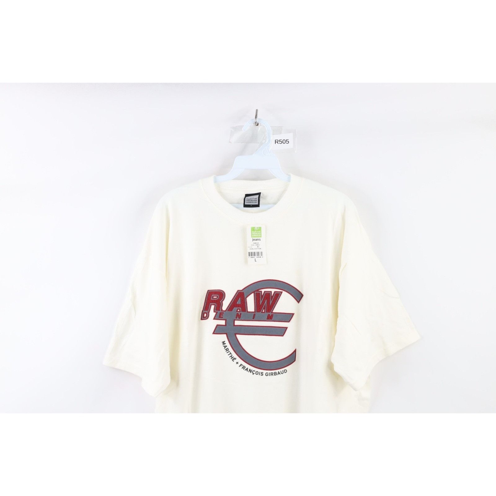 Marithe + Francois Girbaud × Vintage NOS Vintage 90s Marithe Francois Girbaud Euro T-Shirt Size US L / EU 52-54 / 3 - 2 Thumbnail