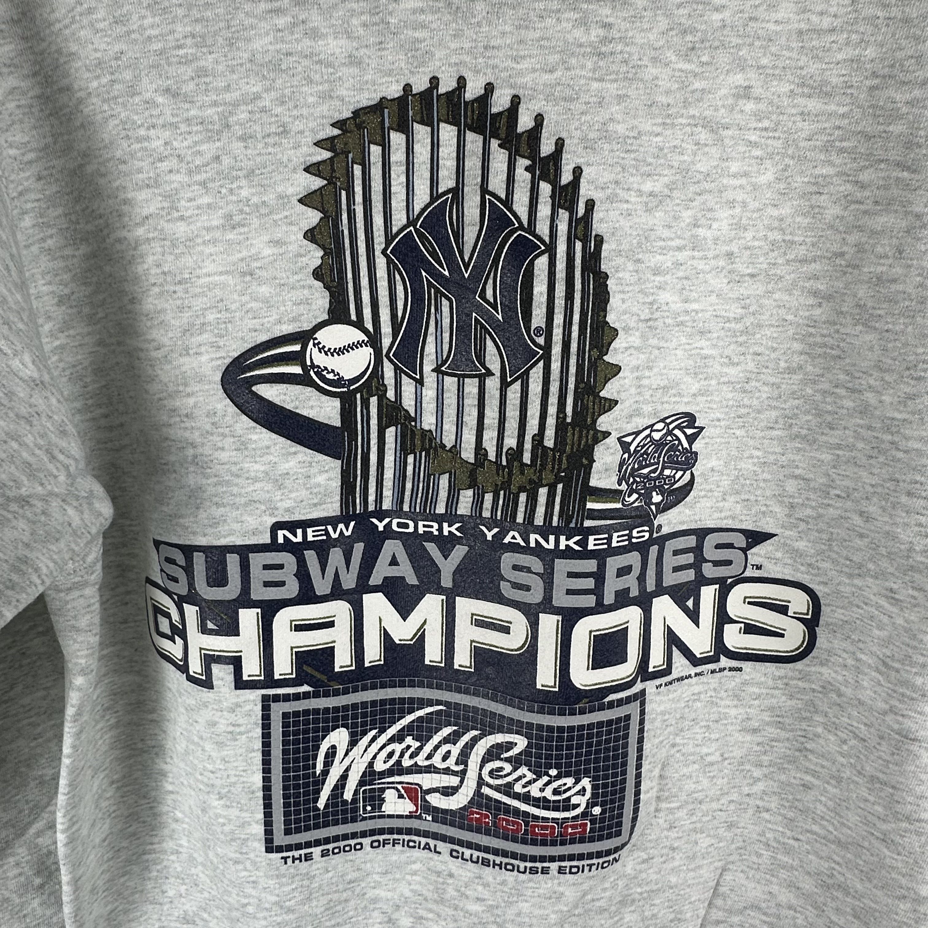 Vintage ​2000 New York Yankees Subway Series Champions Sweatshirt Size US M / EU 48-50 / 2 - 2 Thumbnail