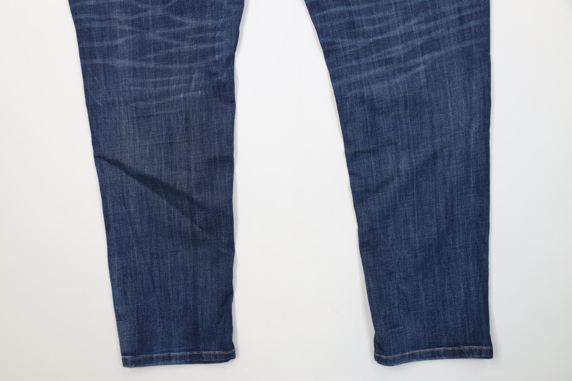 Vintage Buckle Black Fit No 76 Stretch Skinny Leg Denim Jeans Blue Size US 36 / EU 52 - 11 Thumbnail