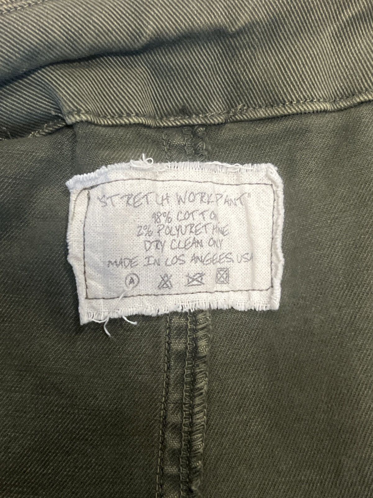 Greg Lauren Greg Lauren Heavy Denim Stretch Work Pant Size US 34 / EU 50 - 6 Thumbnail