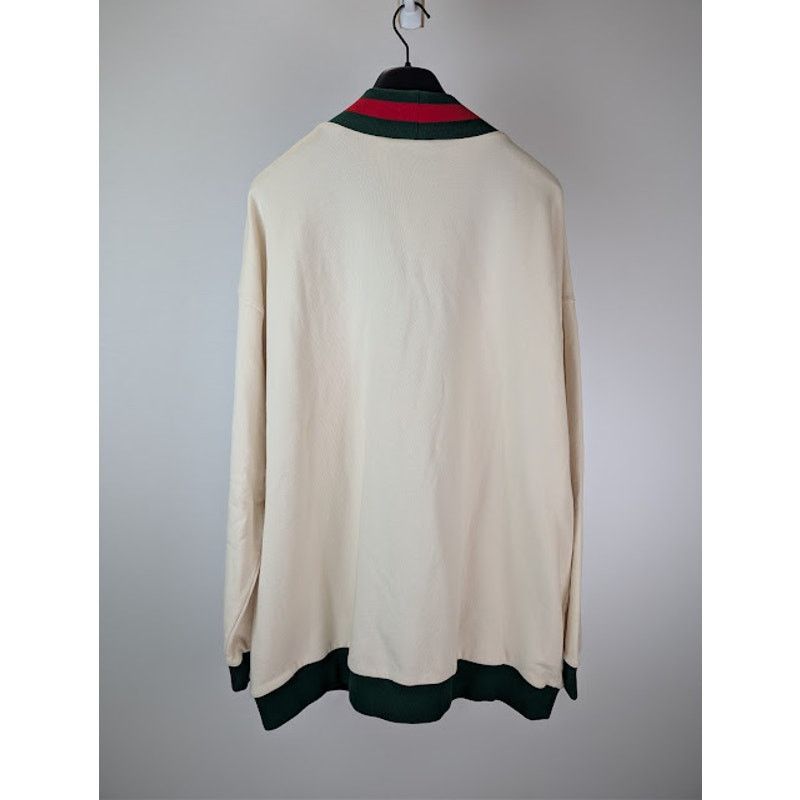 Gucci o1rshd1 Cardigan Medium Felted Cotton Jersey Natural / Mix Size US XXL / EU 58 / 5 - 9 Thumbnail