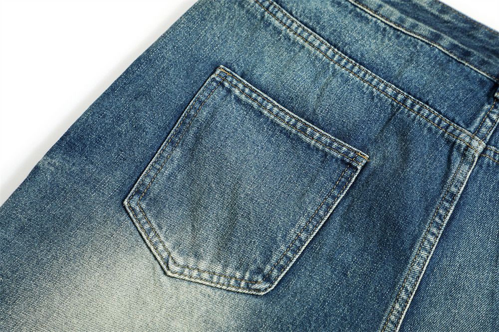 Japanese Brand × Jean Vintage washed distressed loose flared jeans Size US 32 / EU 48 - 6 Thumbnail