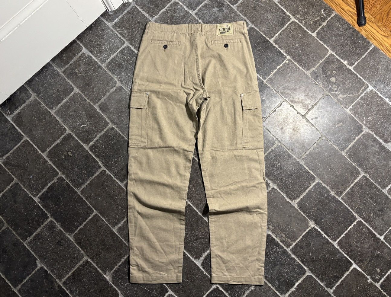 Levi's 1990s Vintage Levi’s Silver Tab Cargo Pants Baggy Tan Canada Size US 36 / EU 52 - 15 Thumbnail